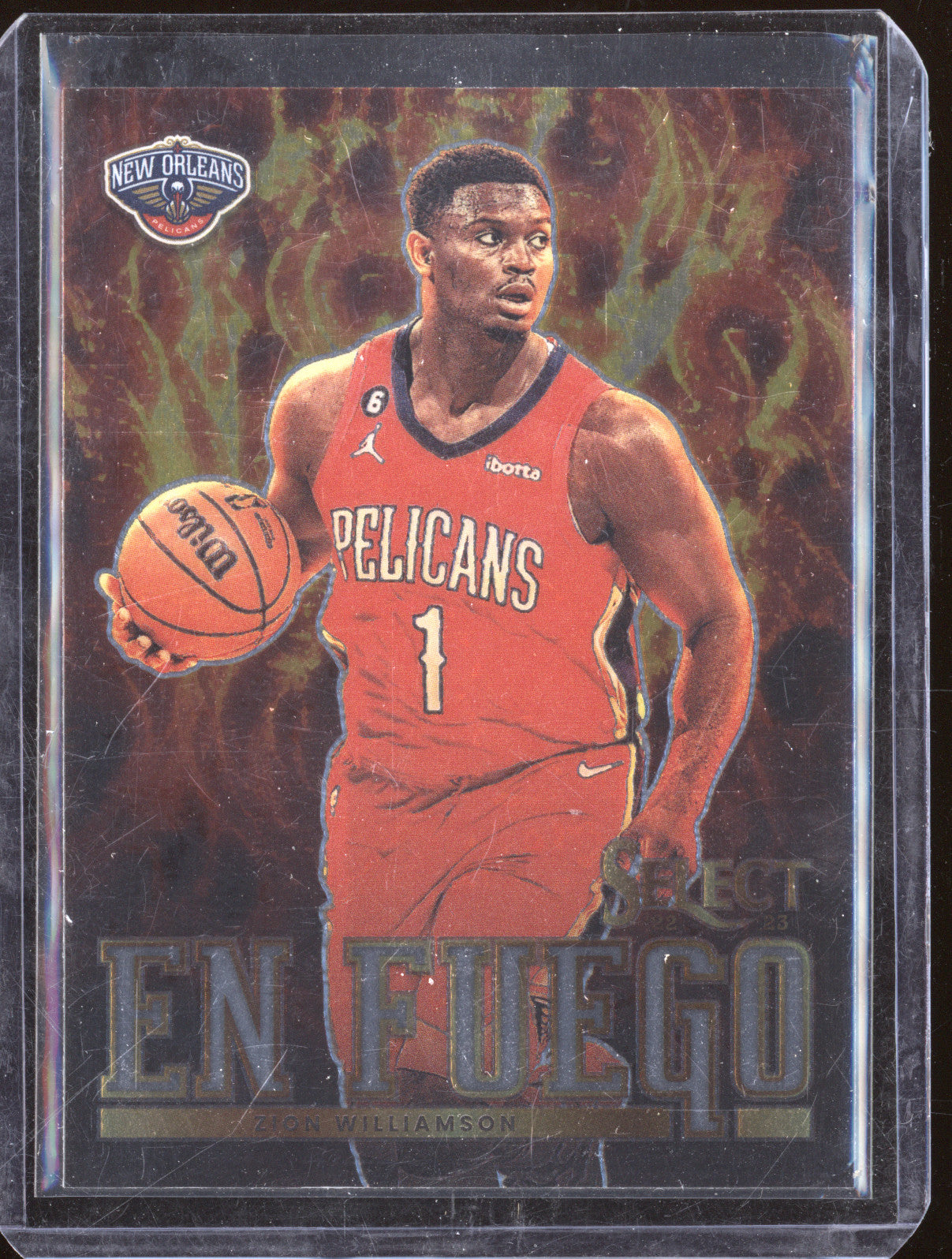 Zion Williamson 2022-23 Panini Select 4 En Fuego