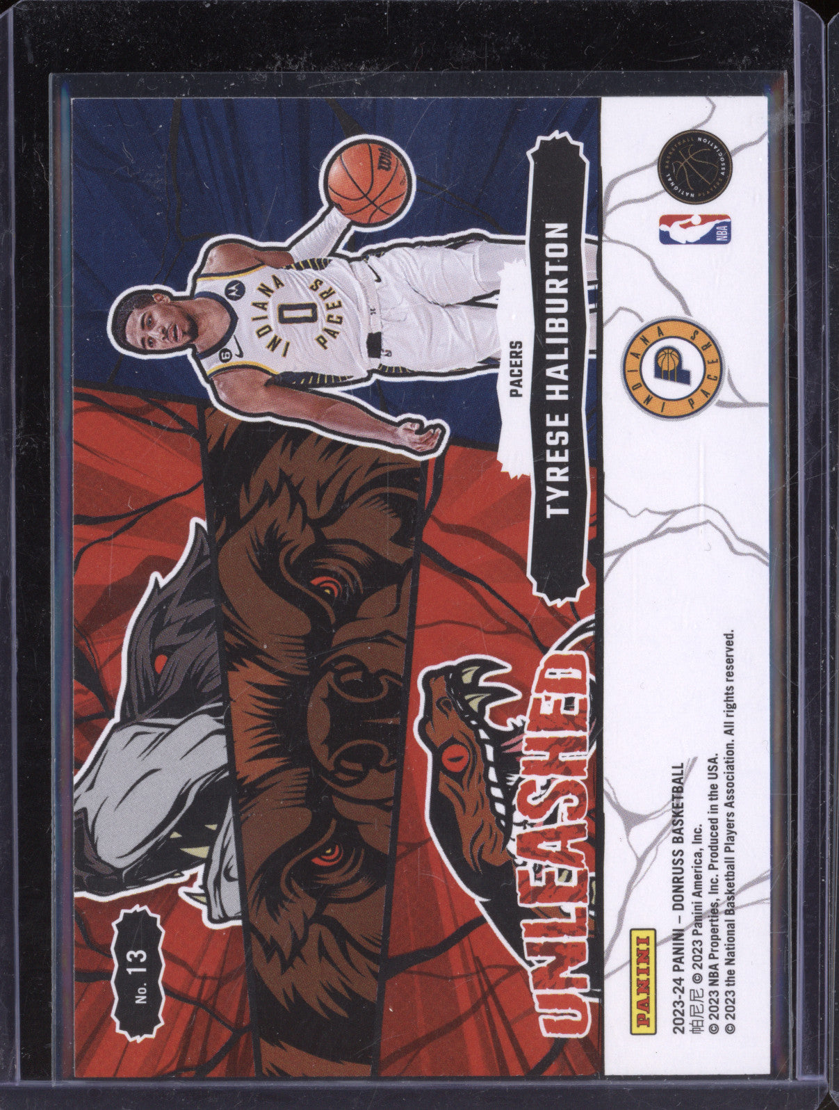 Tyrese Haliburton 2023-24 Panini Donruss 13 Unleashed