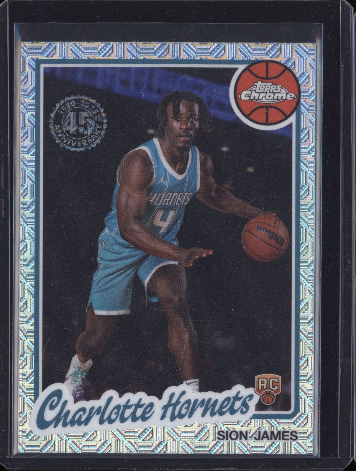 2025 Topps Basketball TC-SJ Sion James 1980-81 Chrome RC