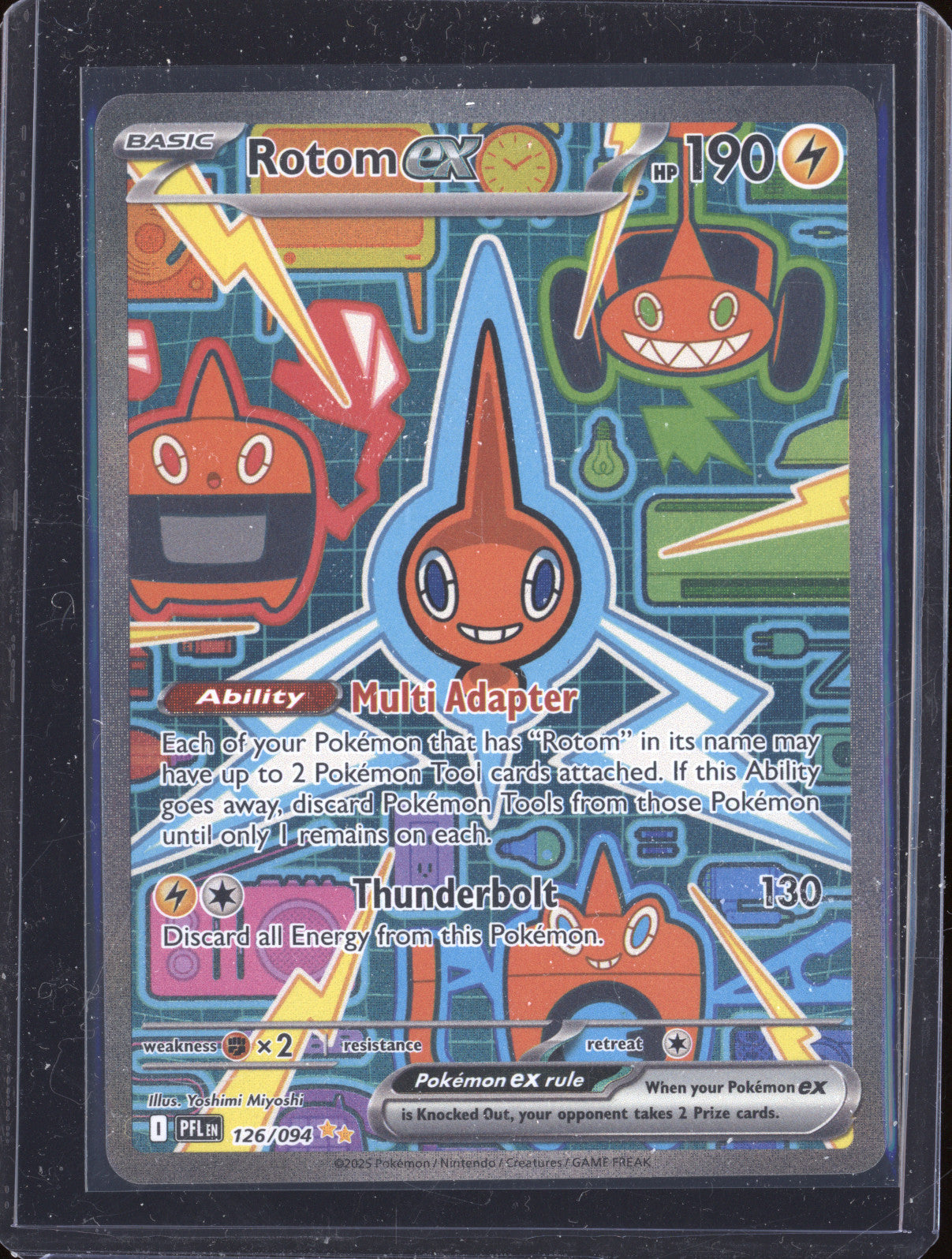 2025 Pokemon Phantasmal Flames 126/094 Rotom ex Special Illustration Rare
