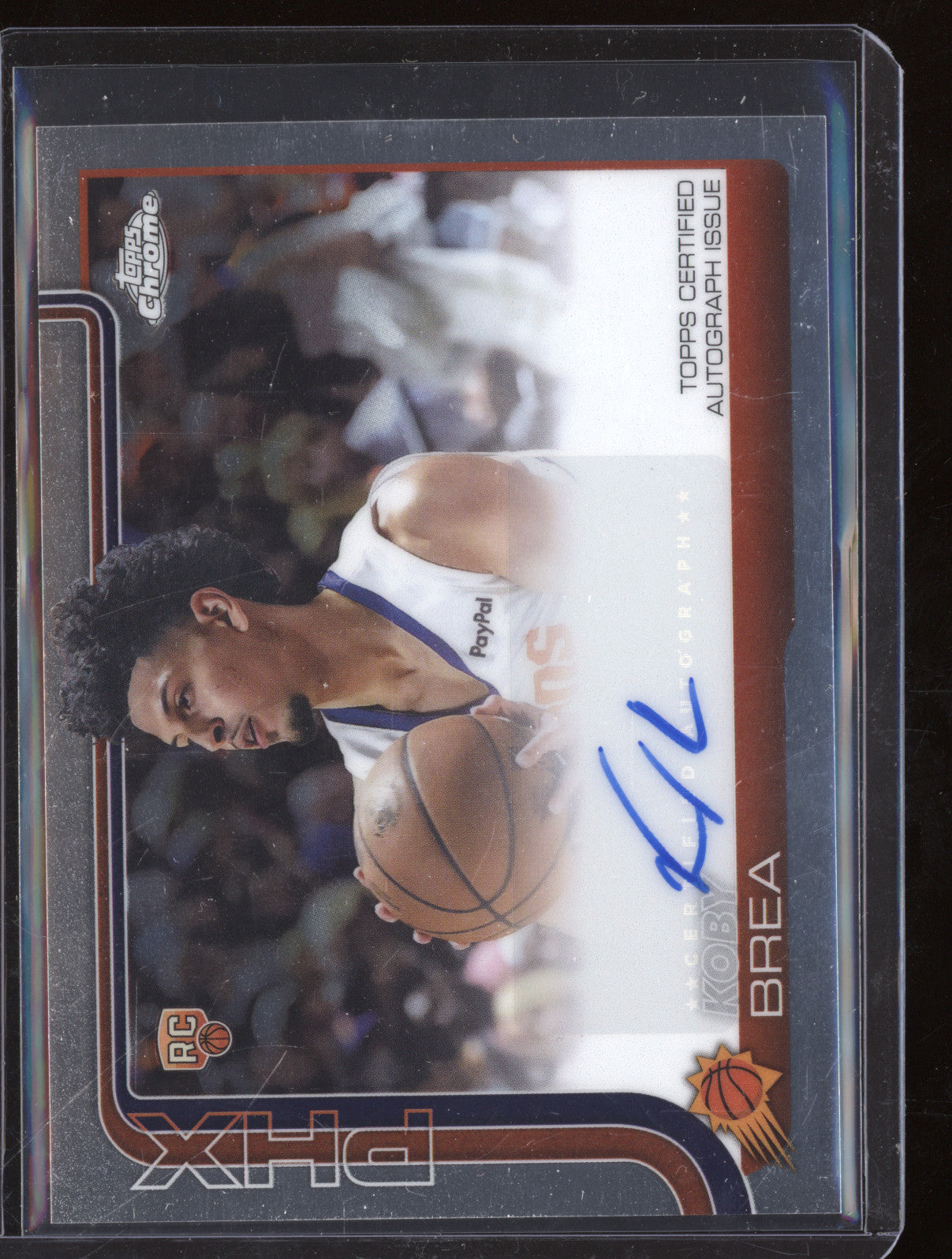 Koby Brea 2025-26 Topps Chrome TCAR-KB Rookie Auto RC