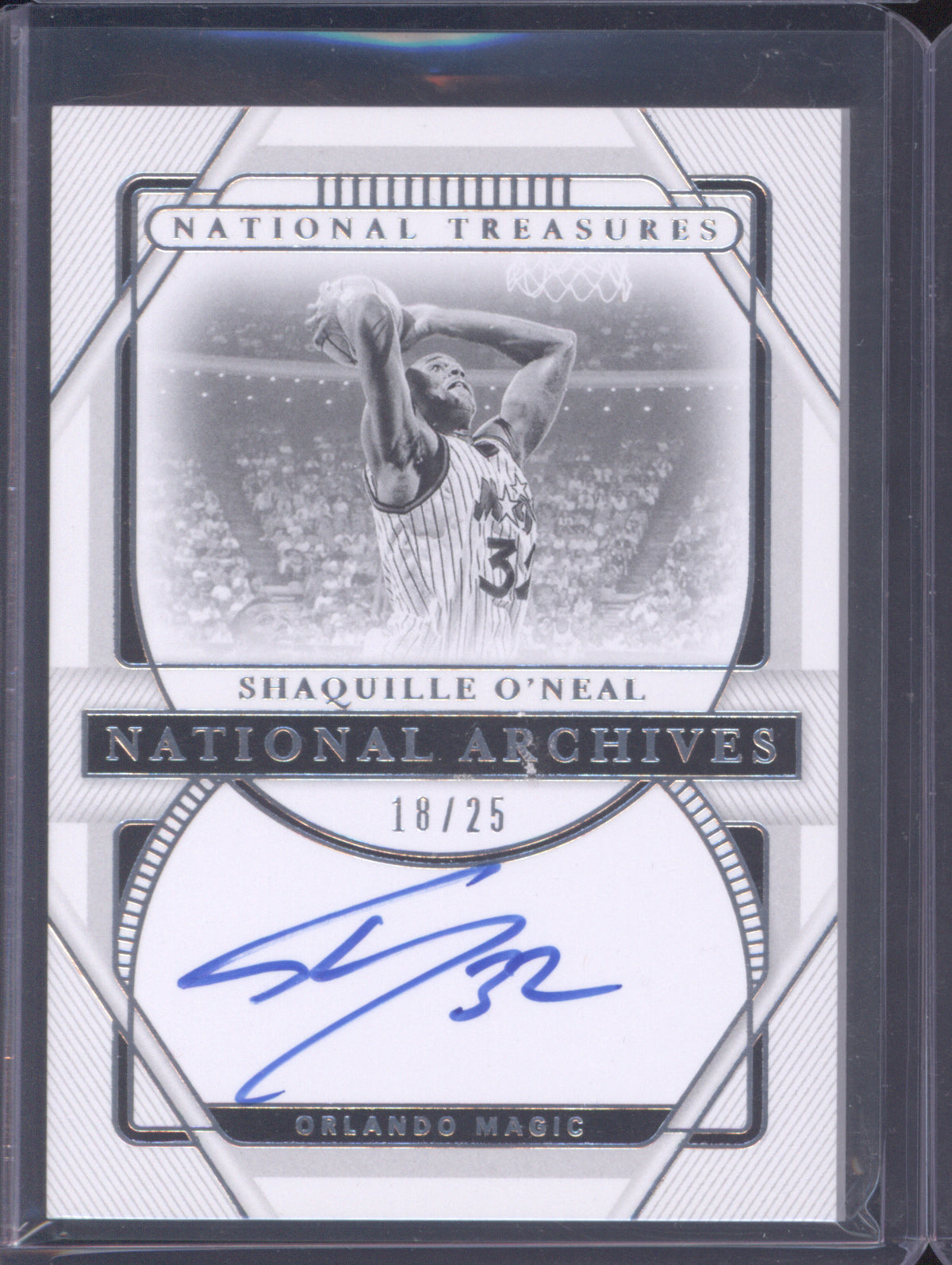 Shaquille O'Neal 2014 Panini National Treasures National Archives Auto /25