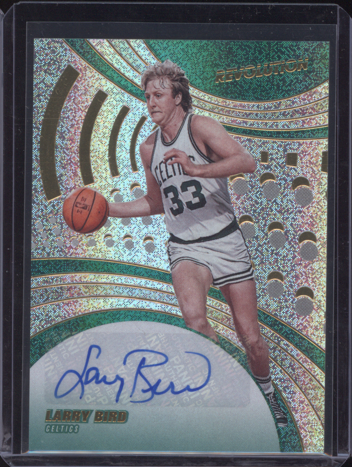 Larry Bird 2020-21 Panini Revolution Auto AG-LBD Autographs