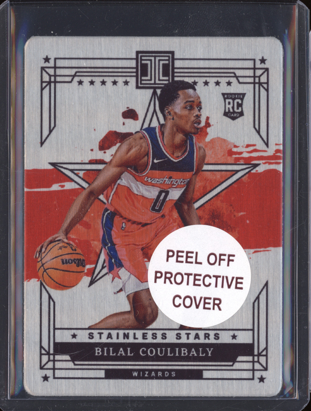 2023-24 Panini Impeccable 21 Bilal Coulibaly Stainless Stars RC