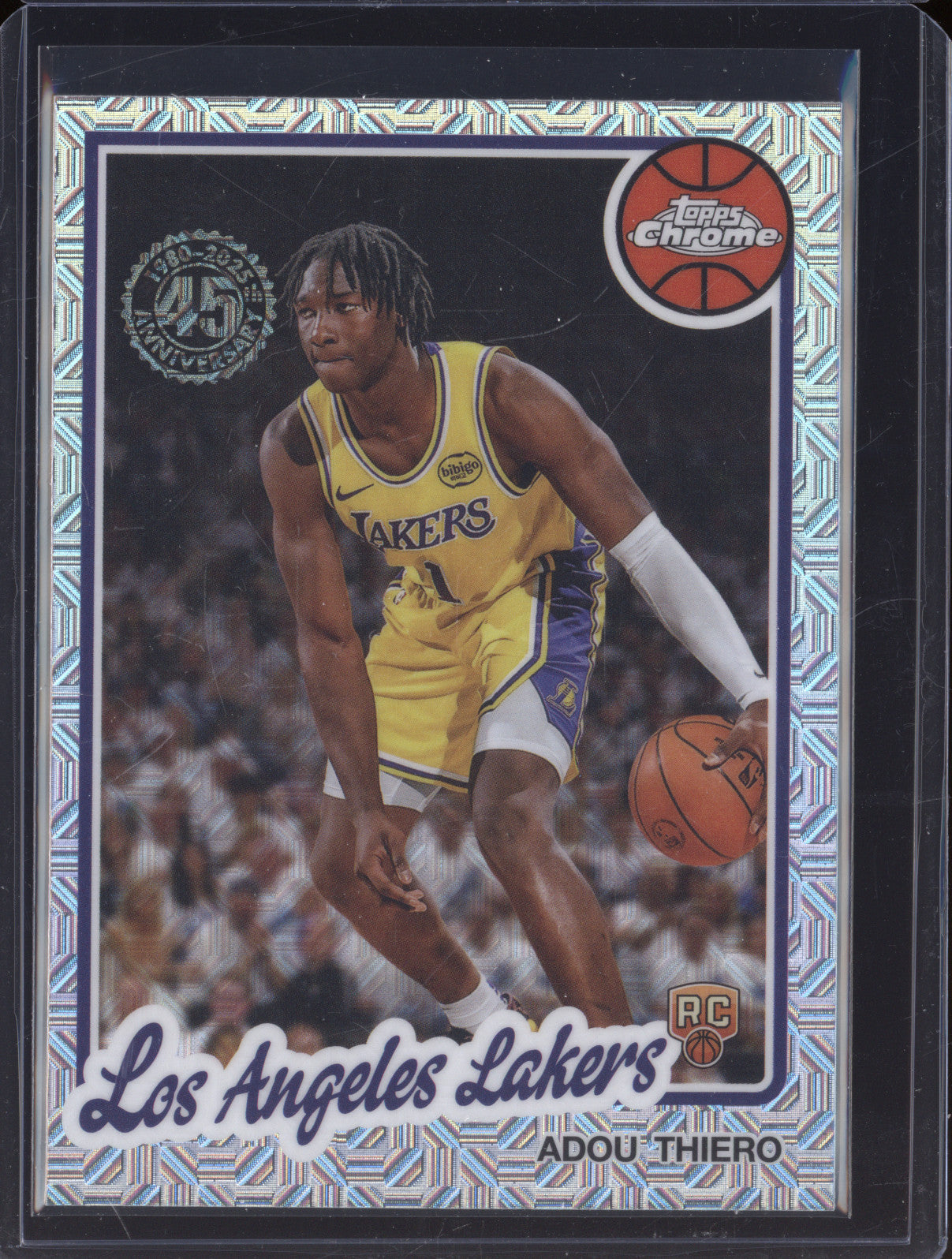 2025 NBA Basketball Topps 1980-81 Chrome TC-AH Adou Thiero Rookie RC