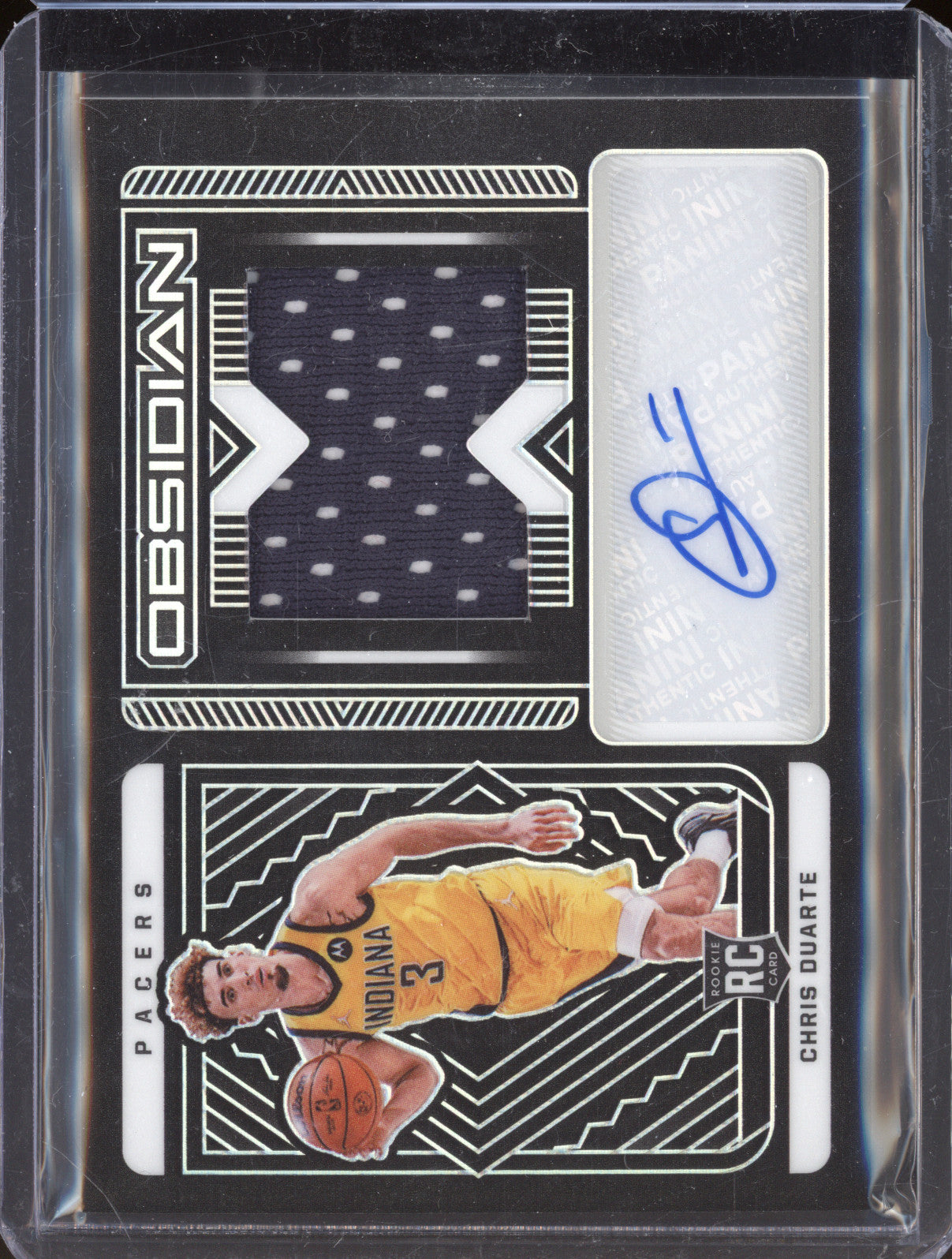 2021-22 Panini Obsidian 218 Chris Duarte Electric Etch RPA RC 46/99