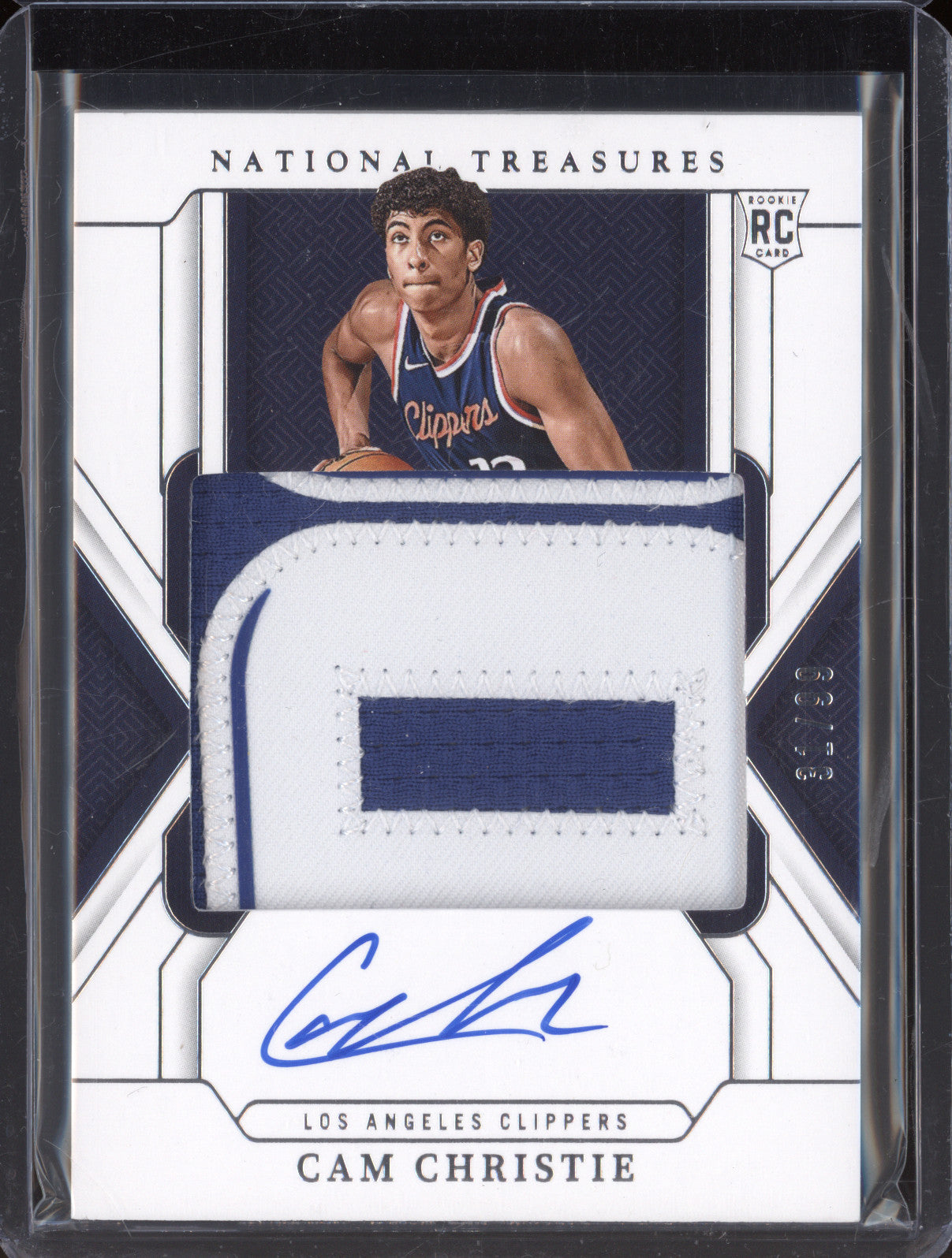 2024-25 Panini National Treasures 109 Cam Christie RPA 31/99