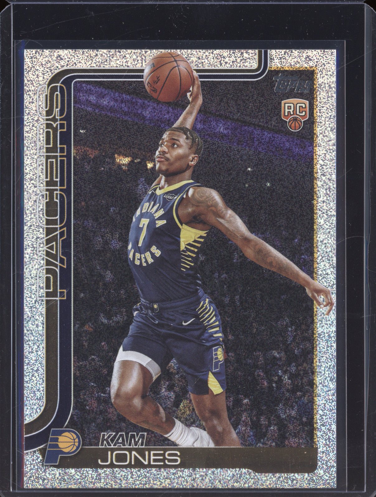 2025 NBA Basketball Topps 239 Kam Jones Sandglitter Rookie RC