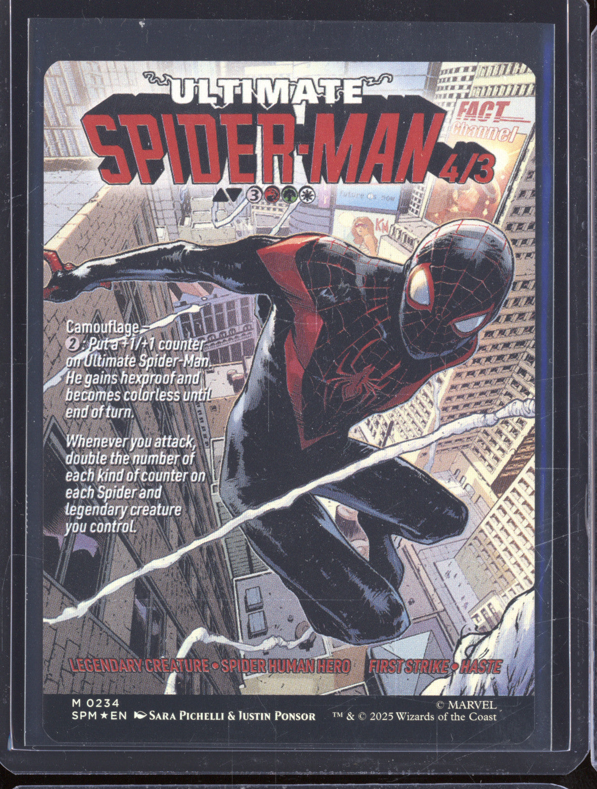 2025 MTG Marvel Spider-Man 0234 Miles Morales Ultimate Spider-Man