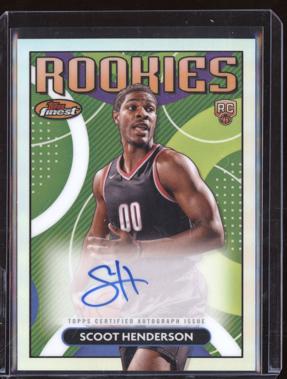 Scoot Henderson 2023 Topps Finest Rookie Finest Autographs RC