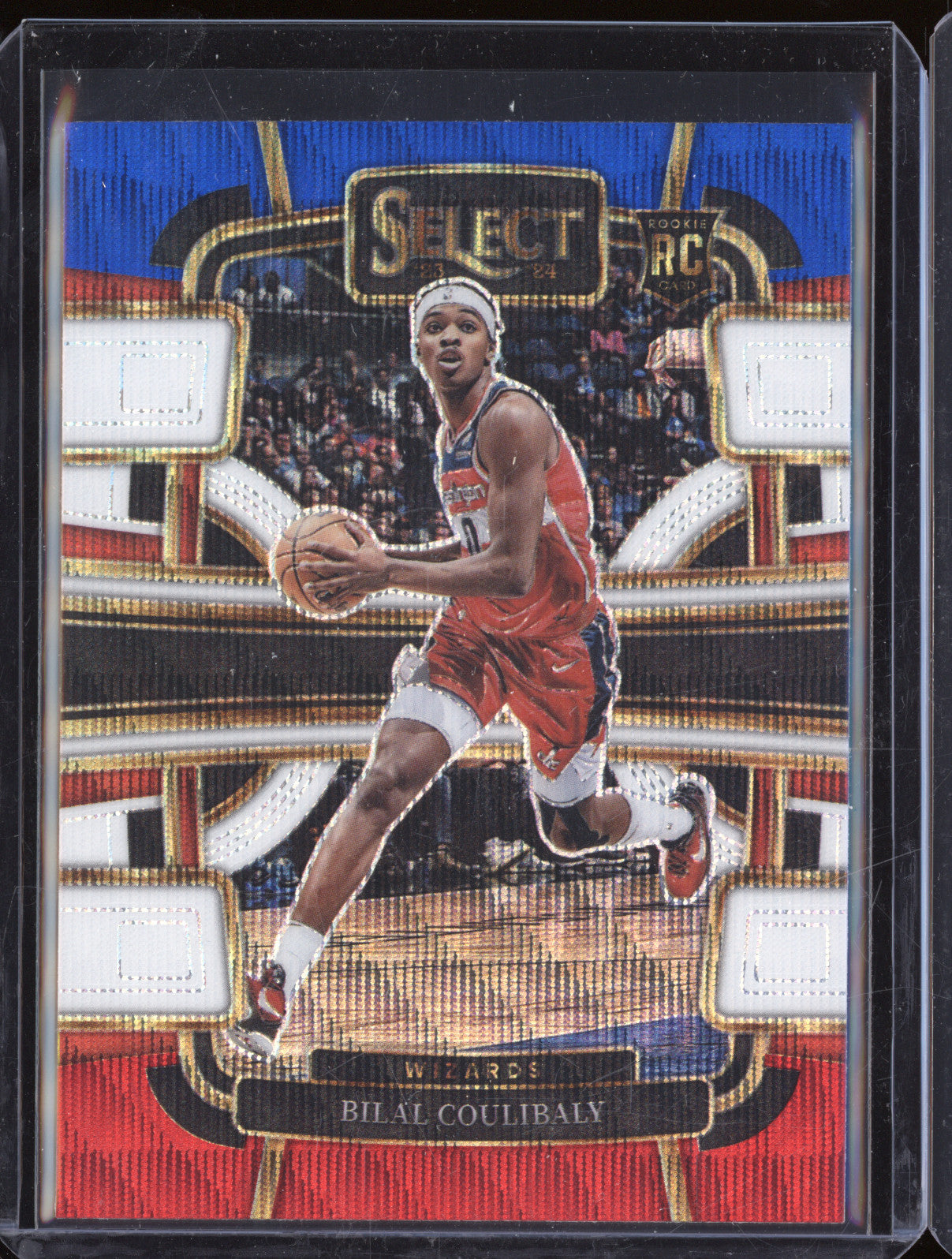 2023-24 Panini Select 97 Bilal Coulibaly Red White Blue Prizm RC