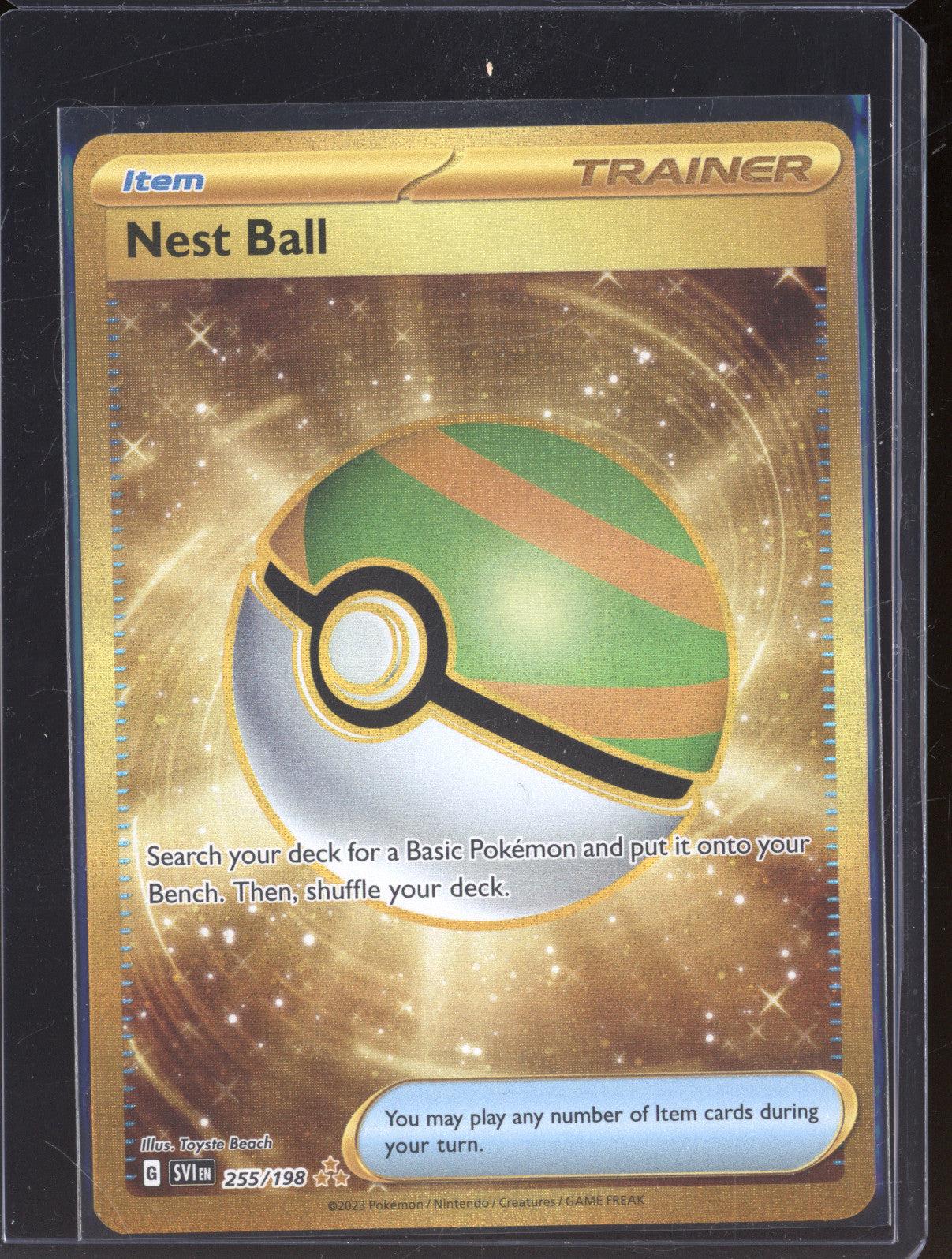Nest Ball 2023 Pokemon Scarlet & Violet SVI 255/198 Hyper Rare
