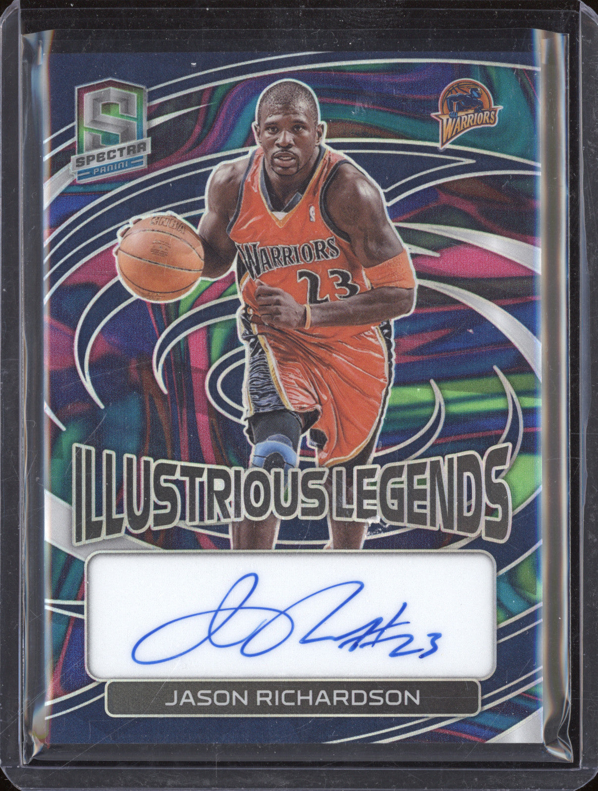 Jason Richardson Panini Spectra ILS-JRS Illustrious Legends Auto Marble /5
