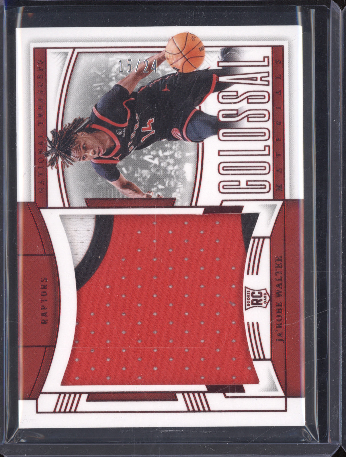 2024-25 Panini National Treasures Ja'Kobe Walter Colossal 15/24