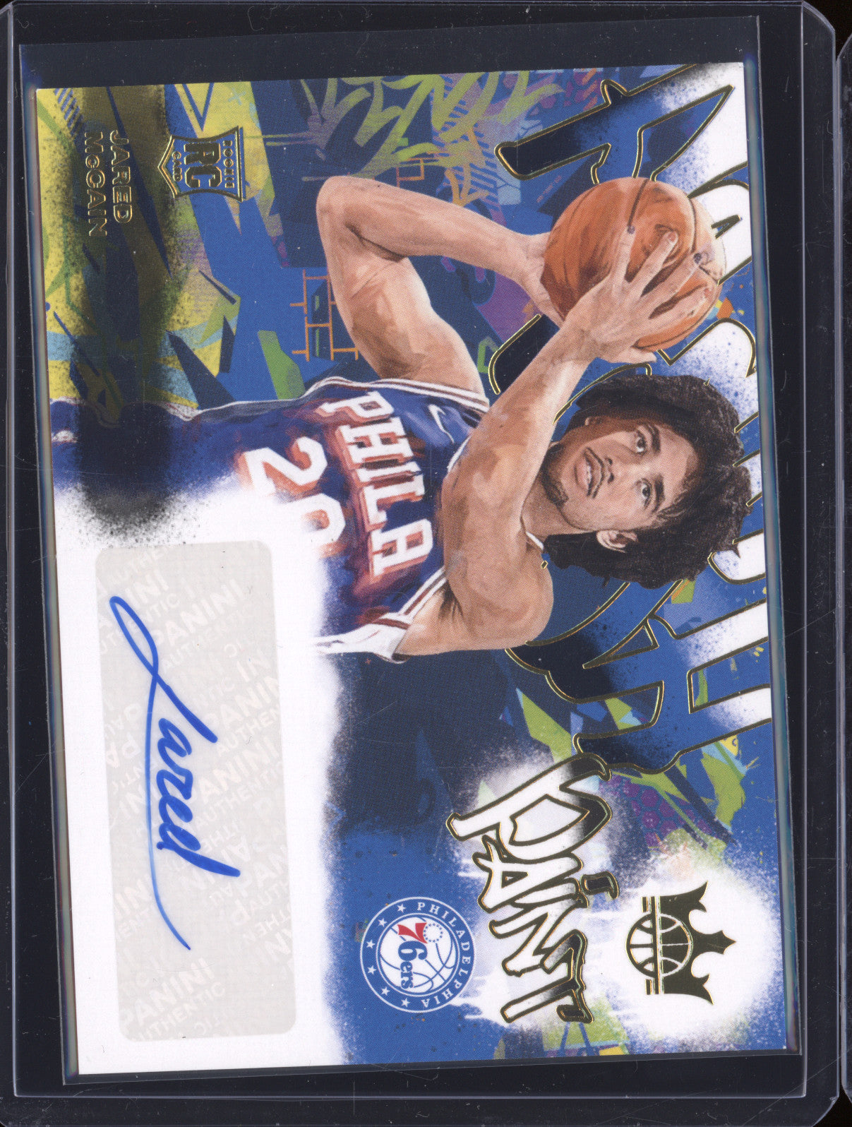 2024-25 Panini Court Kings FP-JAR Jared McCain Fresh Paint Rookie Auto 112/125