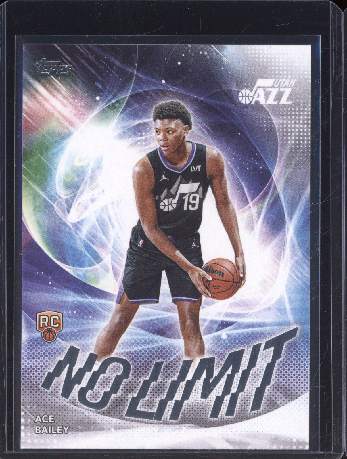 2025 NBA Basketball Topps NL-5 Ace Bailey No Limit Rookie RC