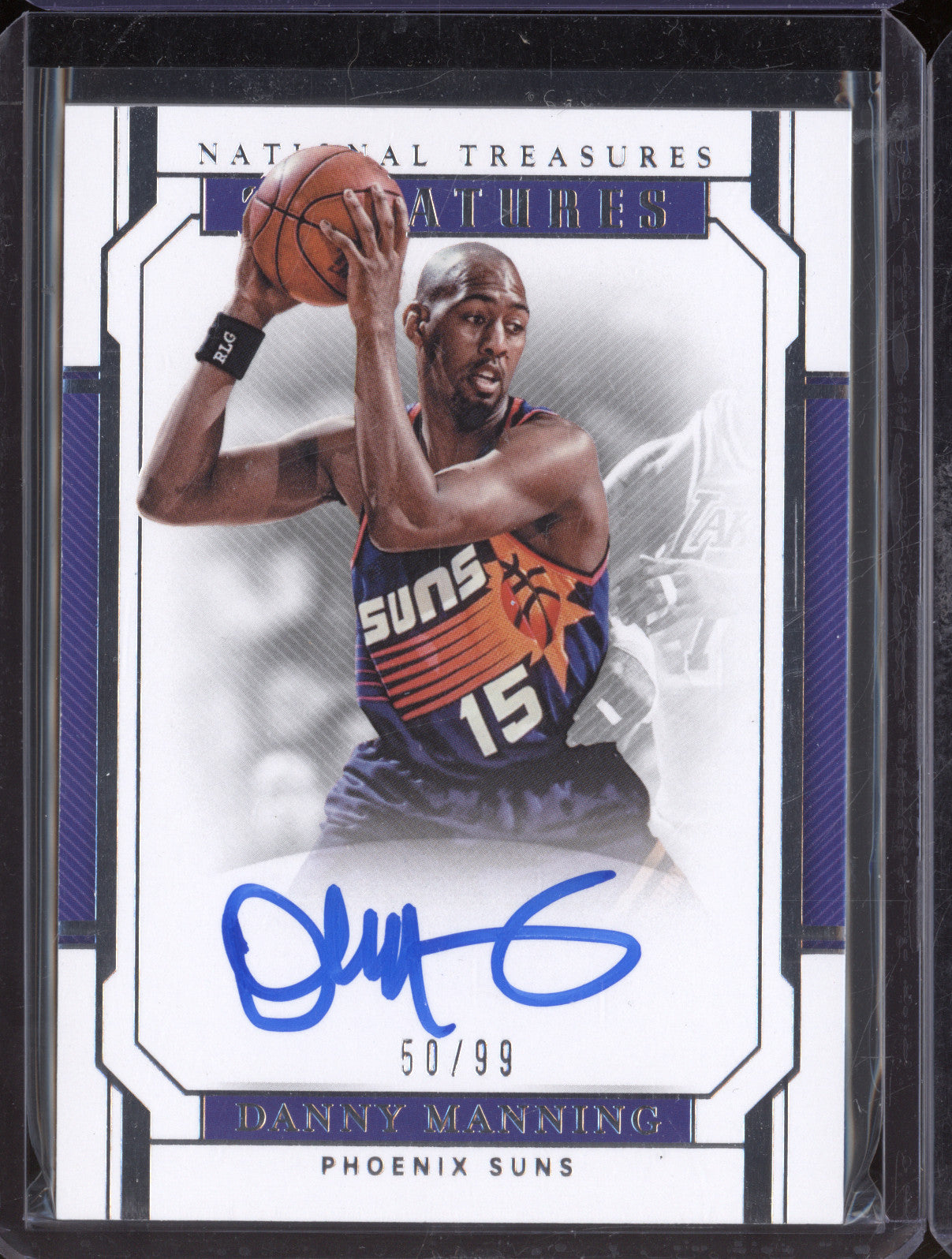 Danny Manning 2018-19 Panini National Treasures SD-DMG Signatures 50/99