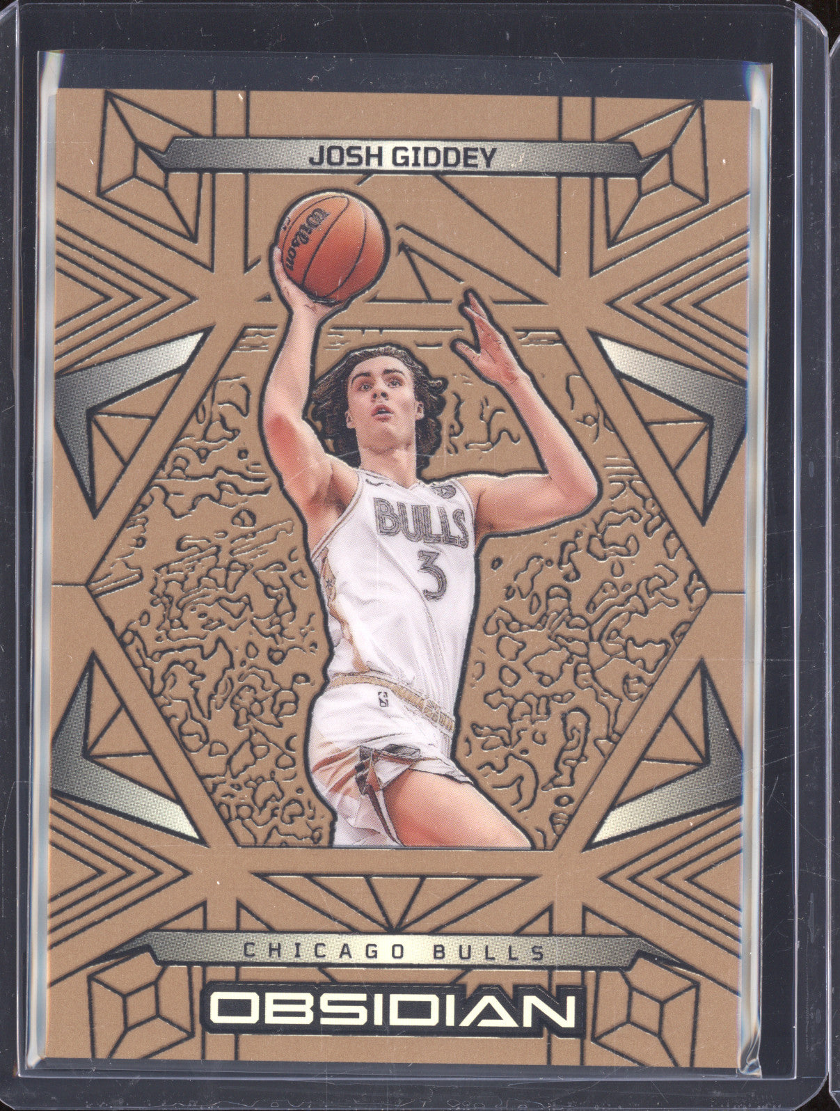 Josh Giddey 2024-25 Panini Obsidian 29 Electric Etch Bronze Flood /99