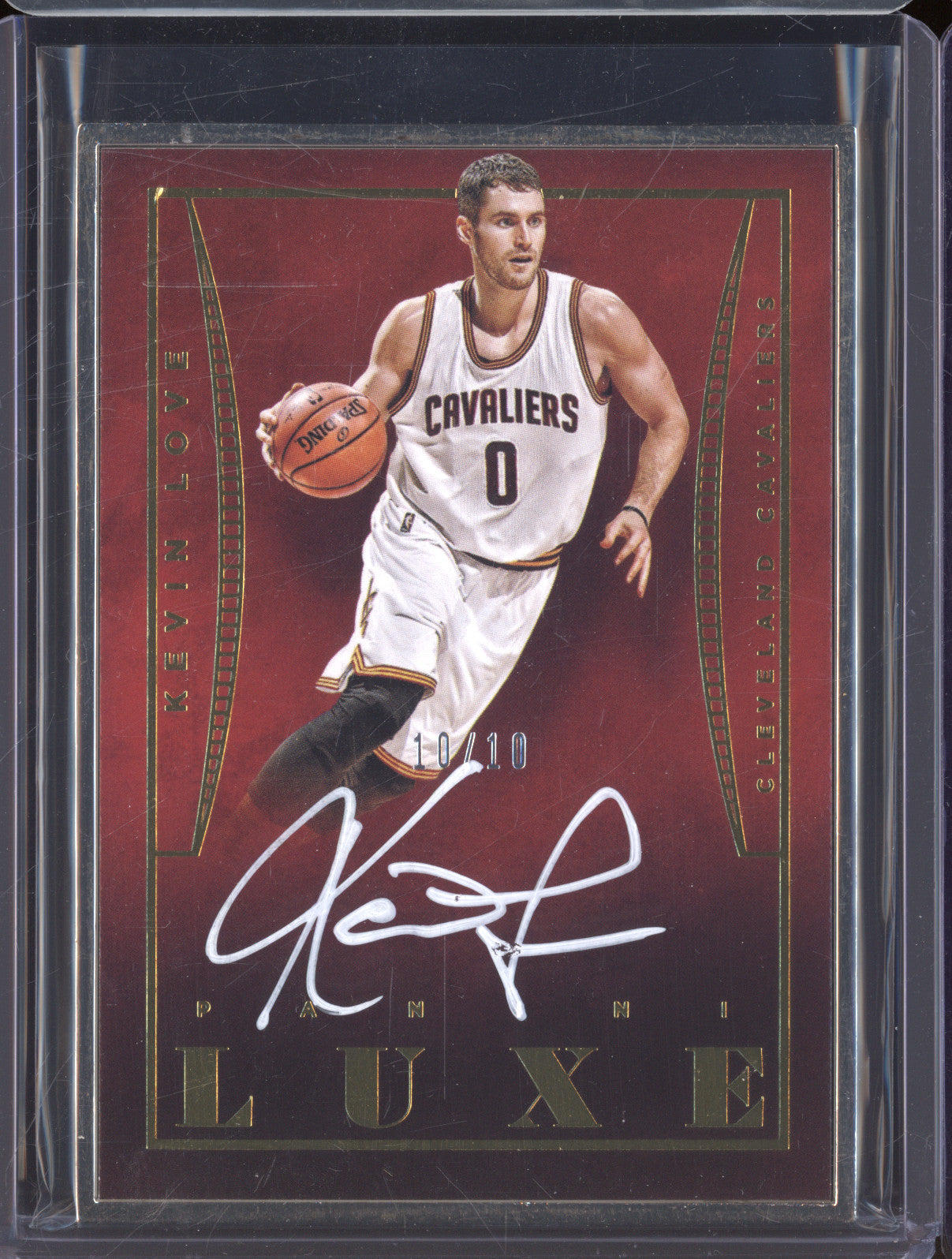2014-15 Panini Luxe L-KL Kevin Love Auto 10/10