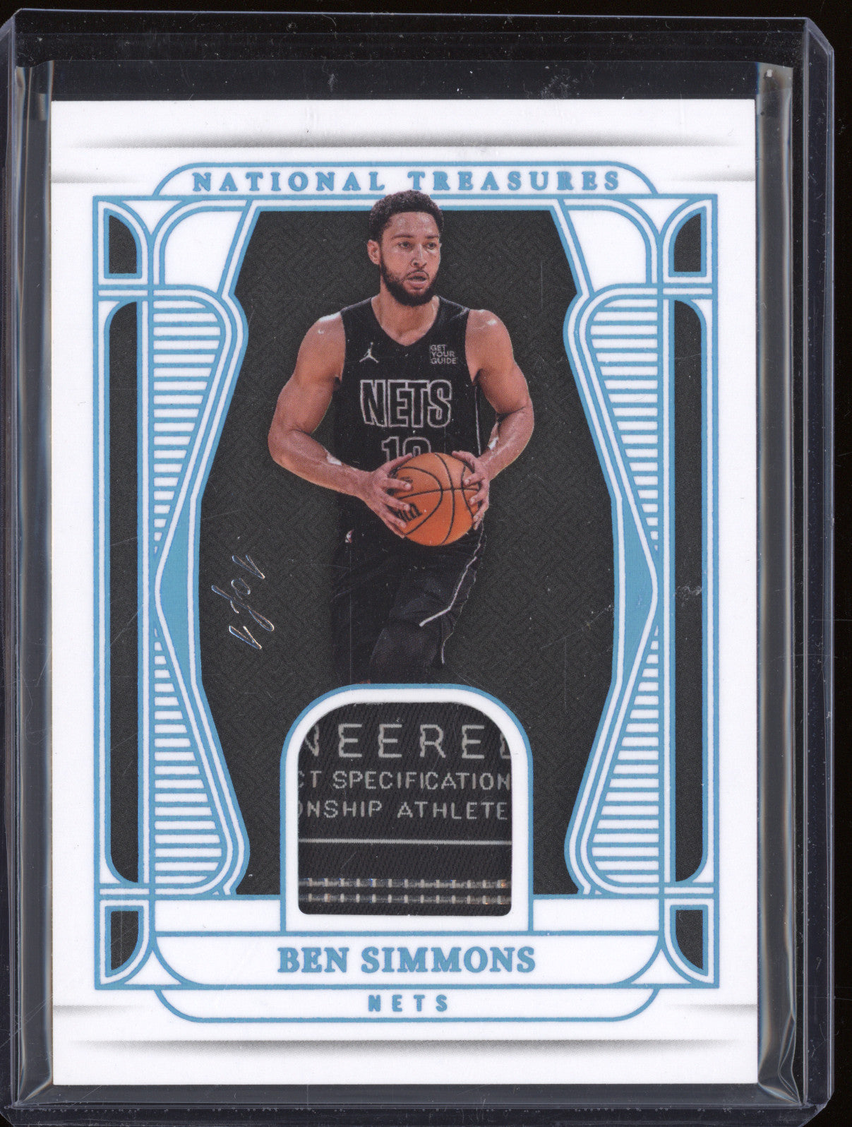2024-25 Panini National Treasures MT-BEN Ben Simmons Material Treasures 1/1