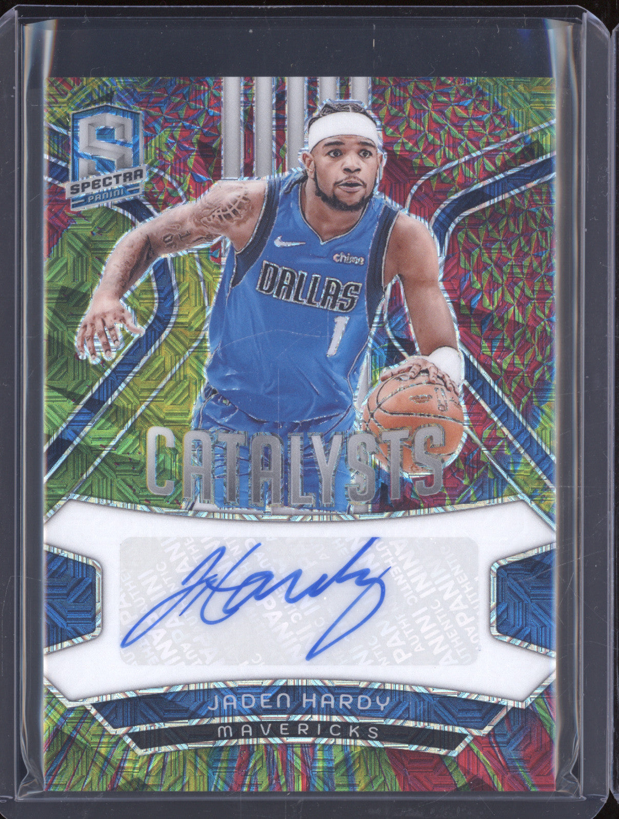 Jaden Hardy 2023-24 Panini Spectra Catalysts Meta Auto /25