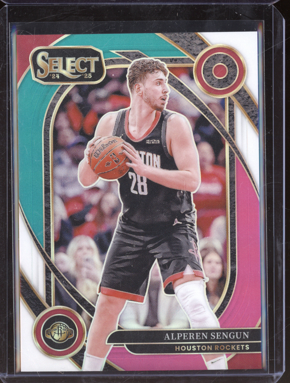 Alperen Sengun 2024-25 Panini Select 212 Green White Pink Courtside /49