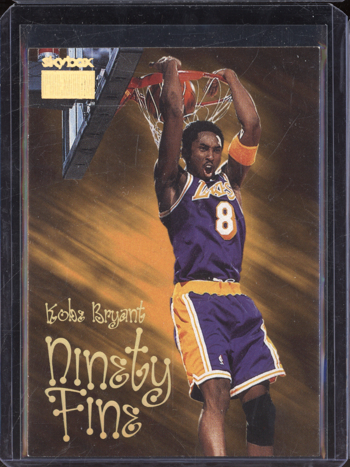 Kobe Bryant 1998 Skybox Premium 205 Ninety Fine