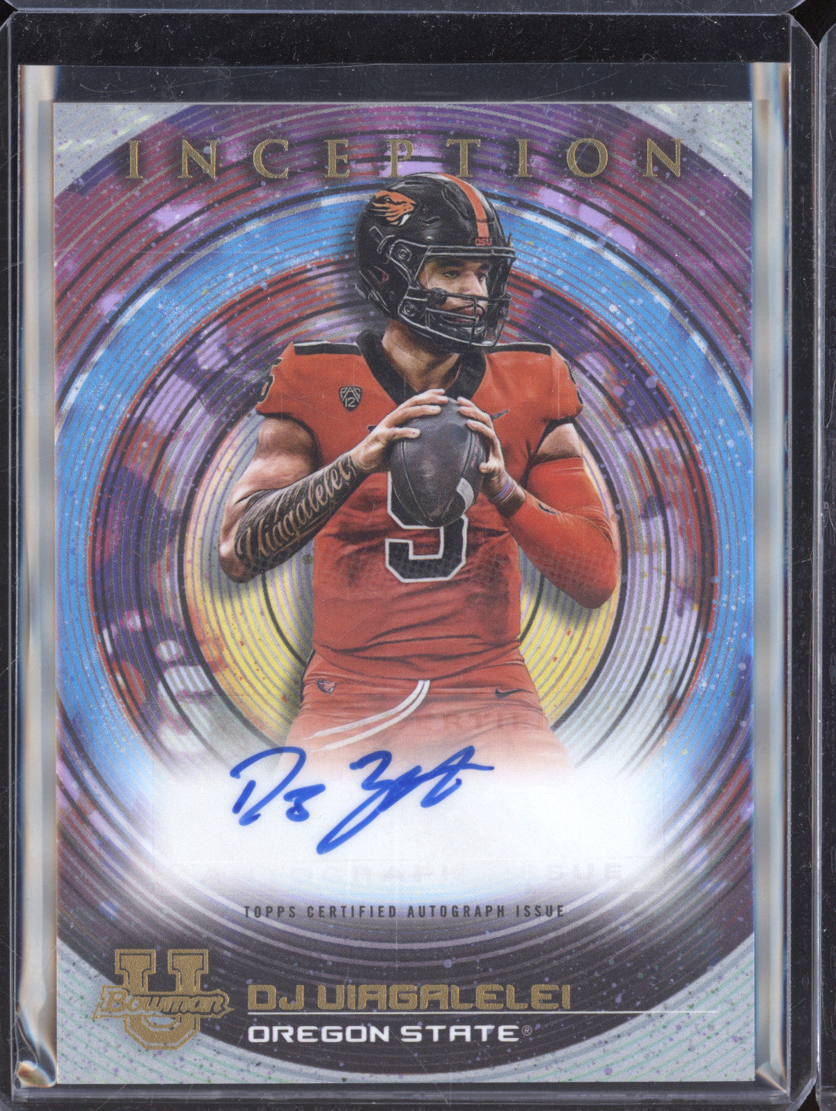 DJ Uiagalelei 2023 Bowman University Inception BIA-DU Autograph
