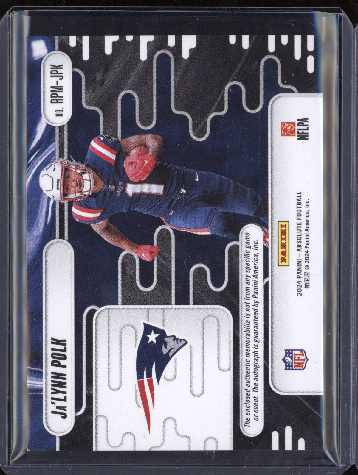 Ja'Lynn Polk 2024 Panini Absolute RPM-JPK RC 186/399
