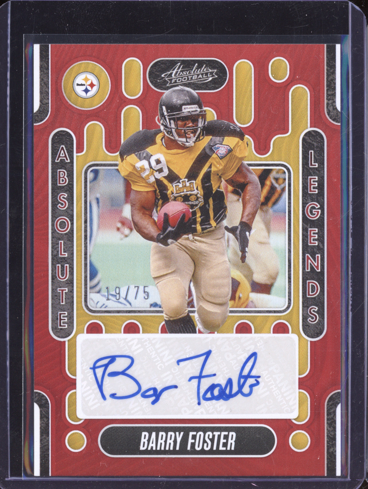 Barry Foster 2024 Panini Absolute ALS-BFR 19/75
