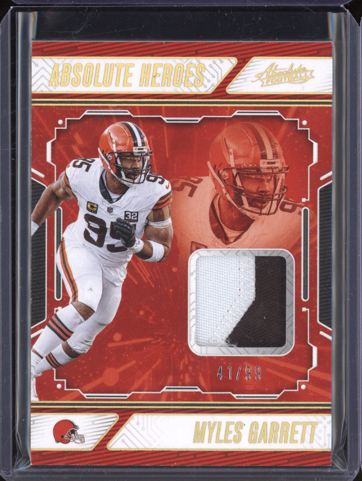 Myles Garrett 2024 Panini Absolute AHM-MGT 41/99
