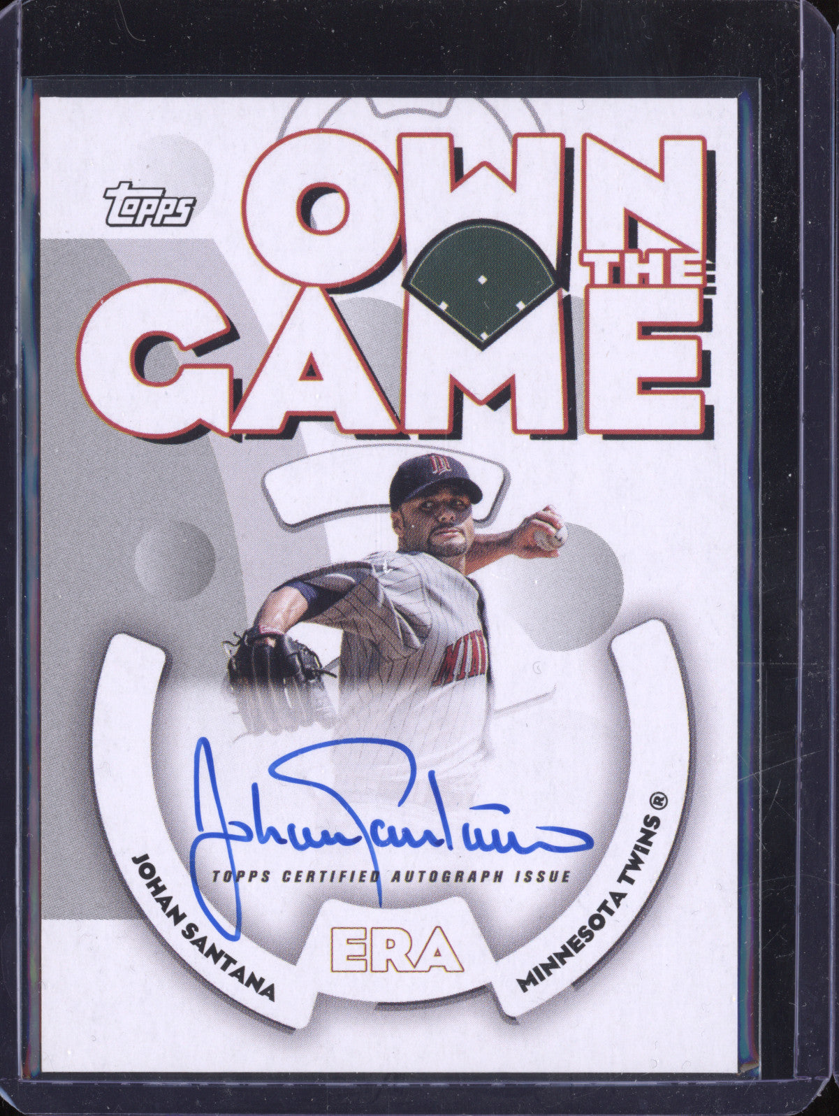 Johan Santana 2024 Topps Archives 06OGA-JS 2006 Own the Game Auto