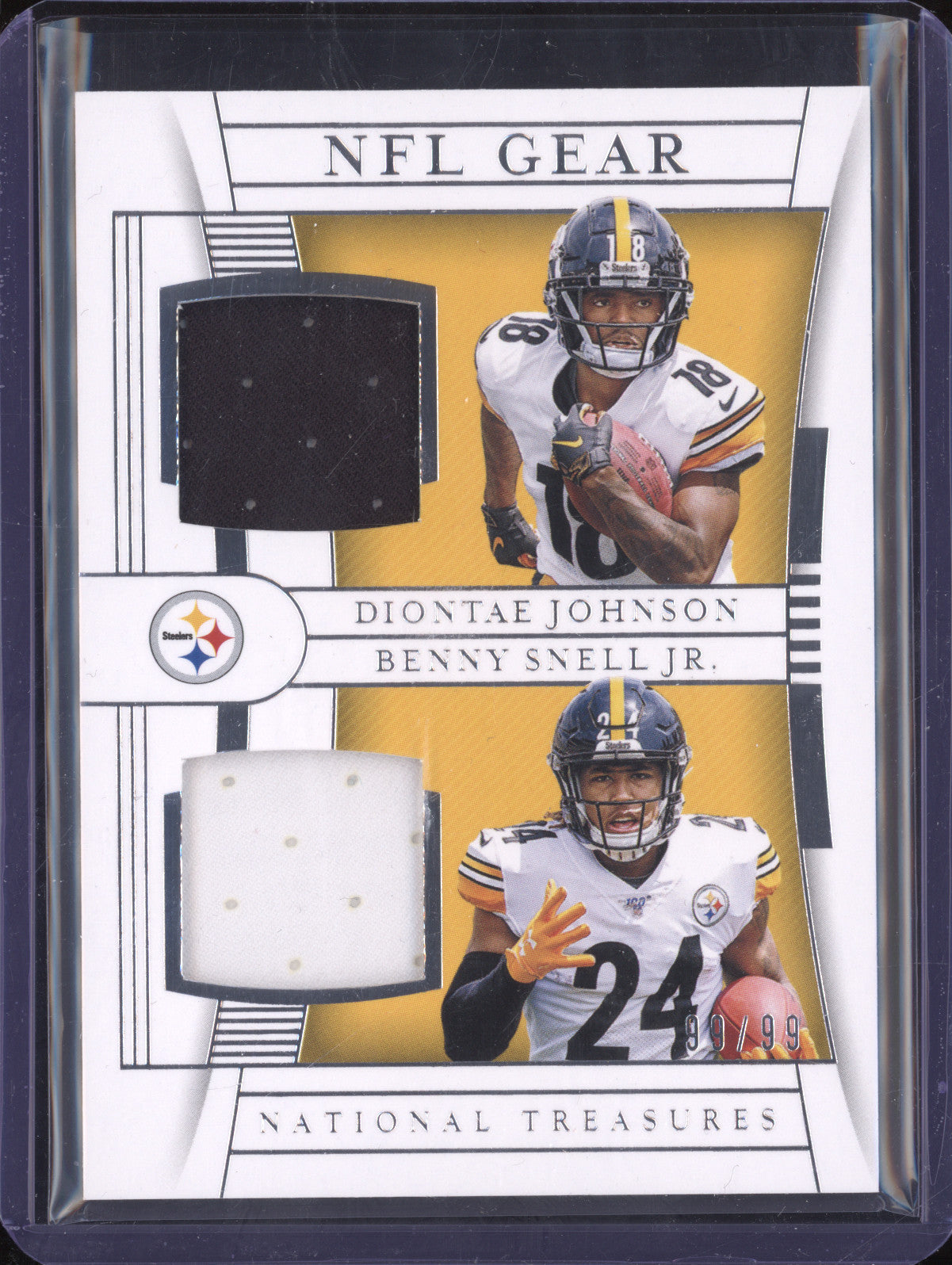 Johnson Snell Jr 2019 Panini NT GCM-34 NFL Gear Combo Materials 99/99