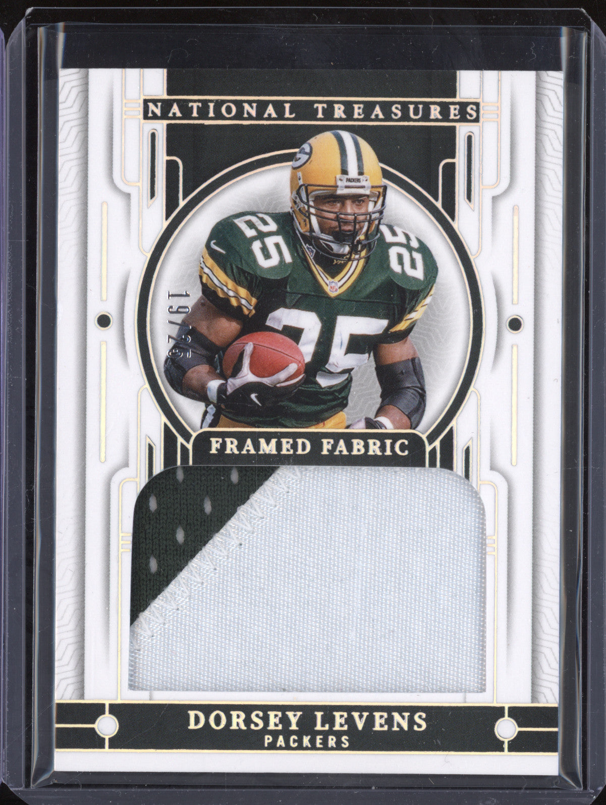 Dorsey Levens 2023 Panini NT FFA-DLS Framed Fabric Holo Silver 19/25