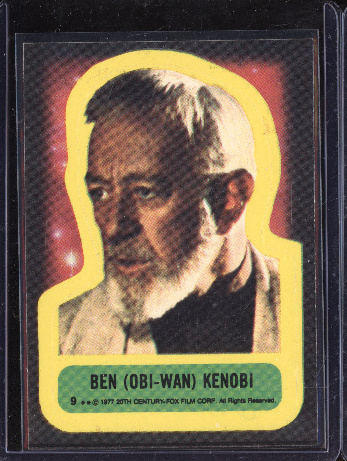 Ben (Obi-Wan) Kenobi 1977 Topps Star Wars Sticker 9 Sticker