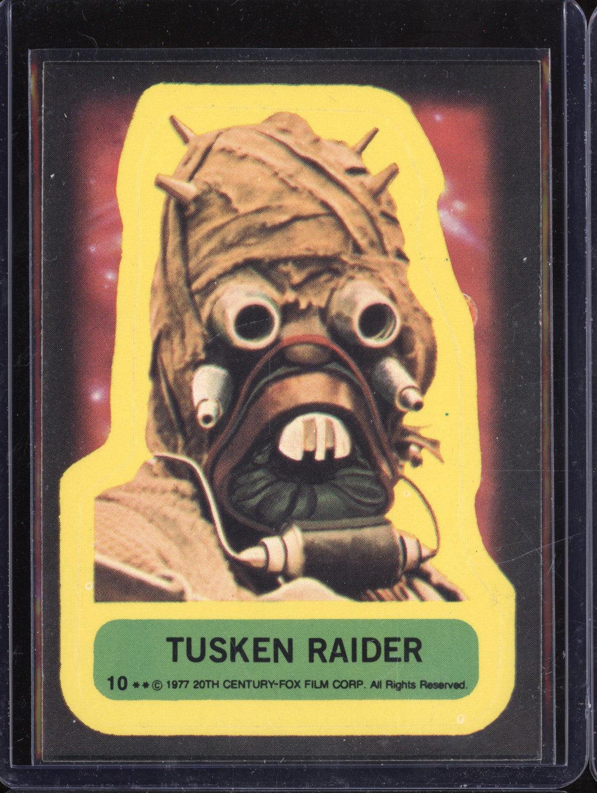 Tusken Raider 1977 Topps Star Wars Sticker 10 Sticker
