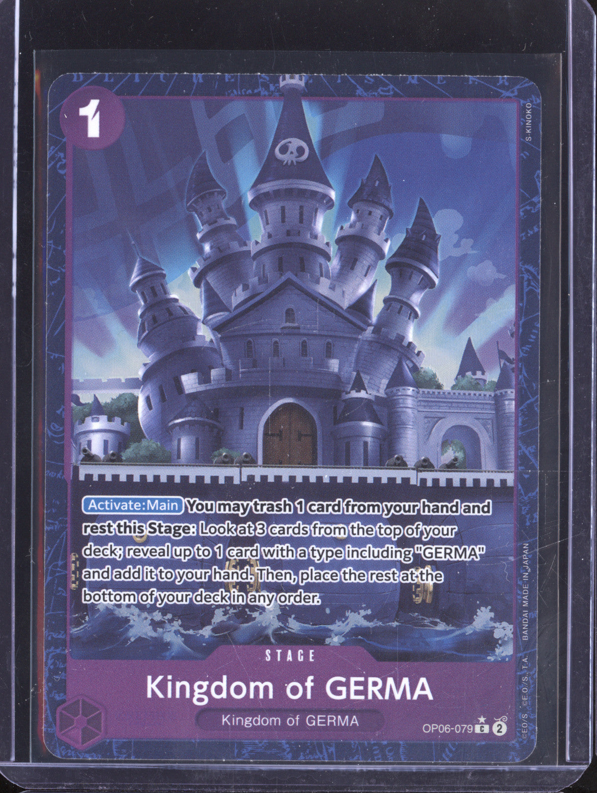 Kingdom of GERMA 2024 One Piece The Best OP06-079 Common Alternate Art