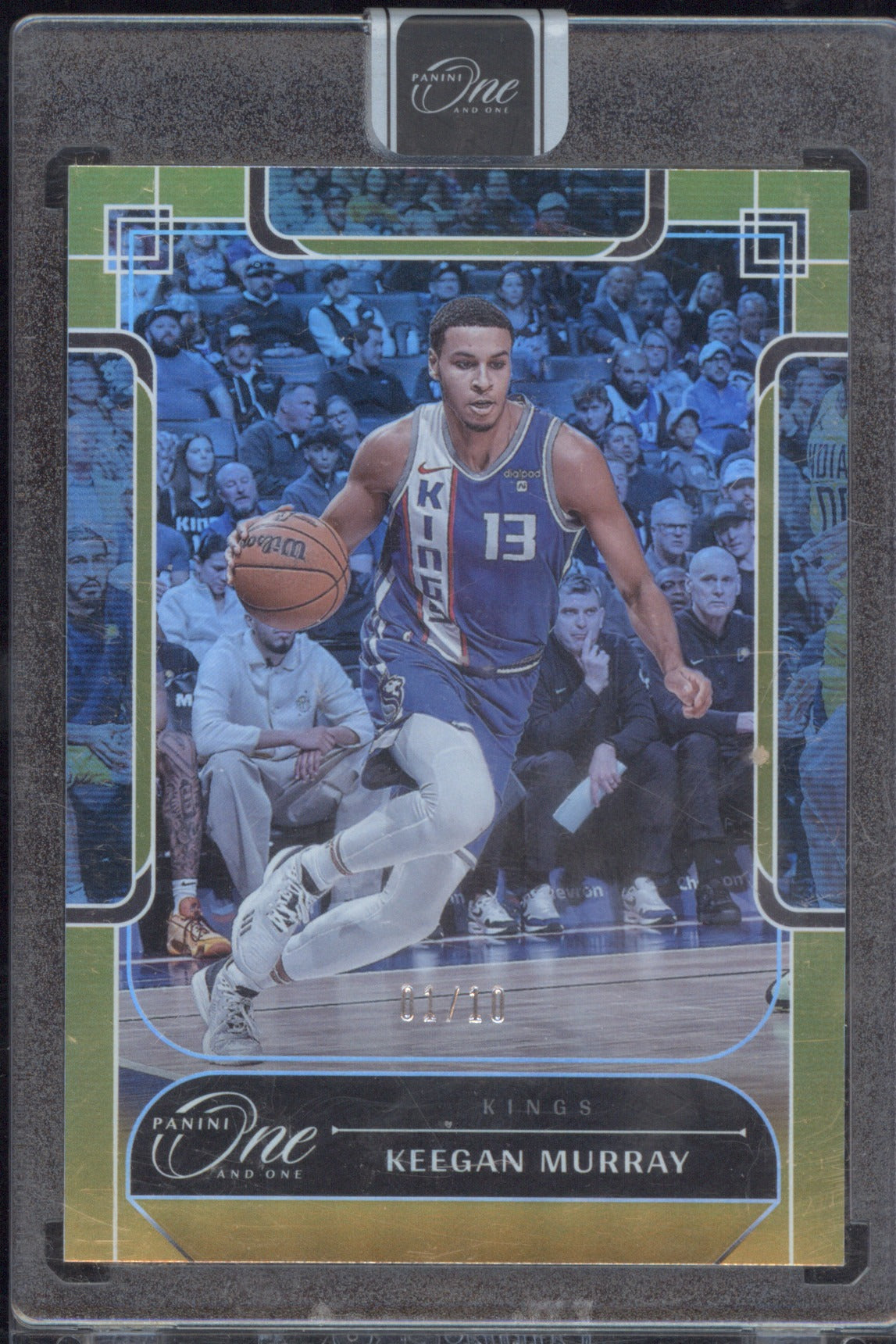 Keegan Murray 2023-24 Panini One and One 92 Gold /10