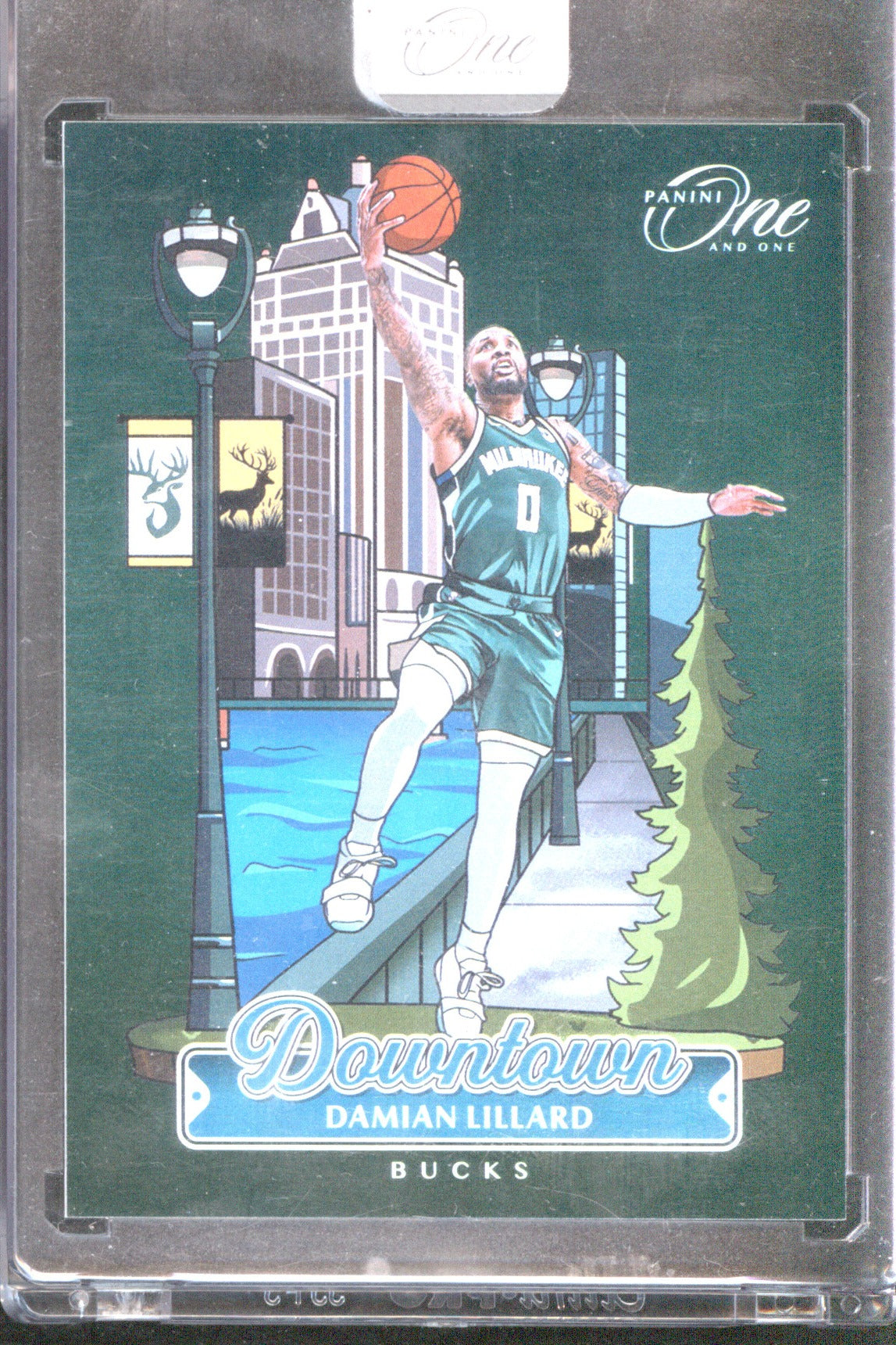 2024-25 Panini One and One Damian Lillard #12 Downtown