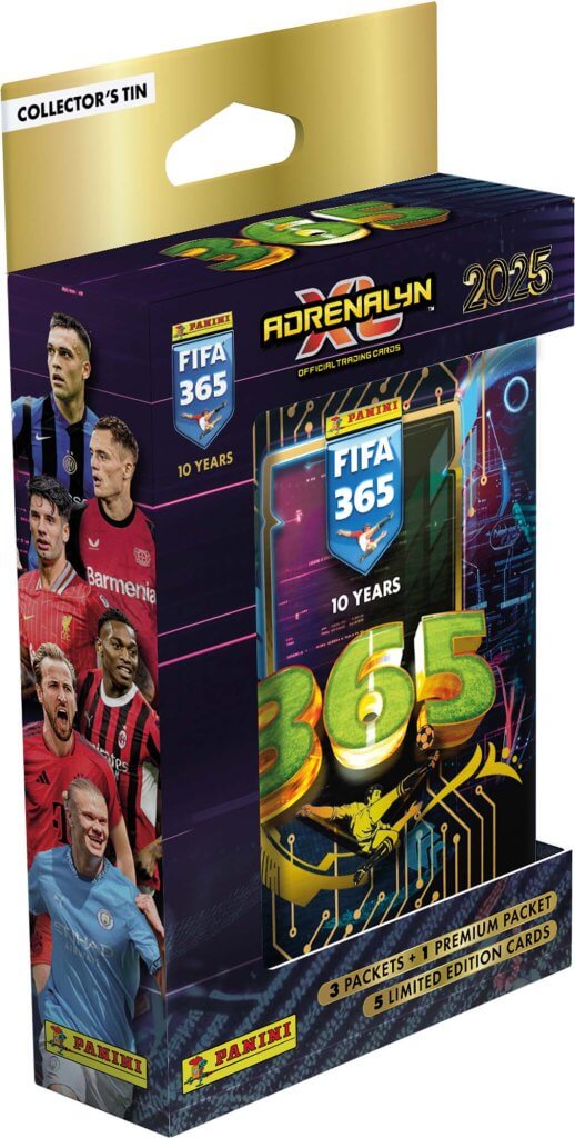 FIFA 365 Adrenalyn XL 2025 Soccer Pocket Tin Box