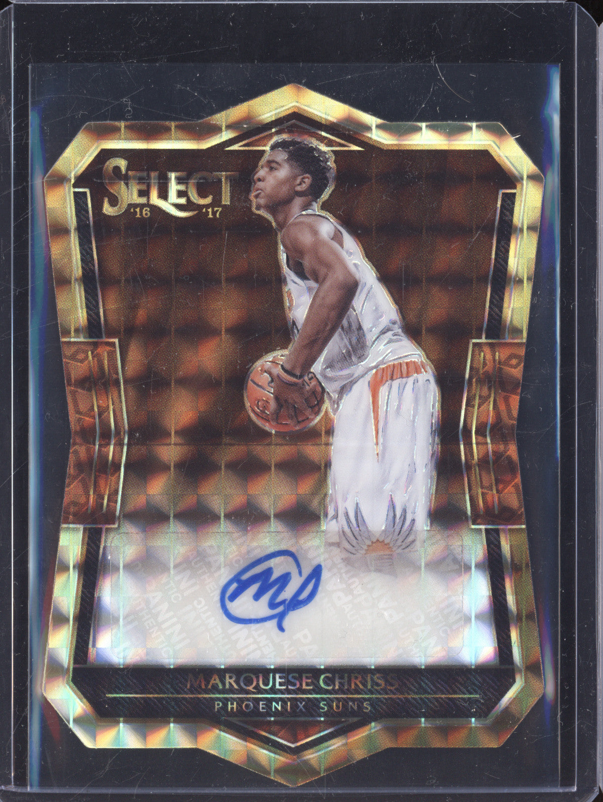 Marquese Chriss 2016-17 Panini Select 14 Die-Cut Rookie Auto Mosaic RC 2/10