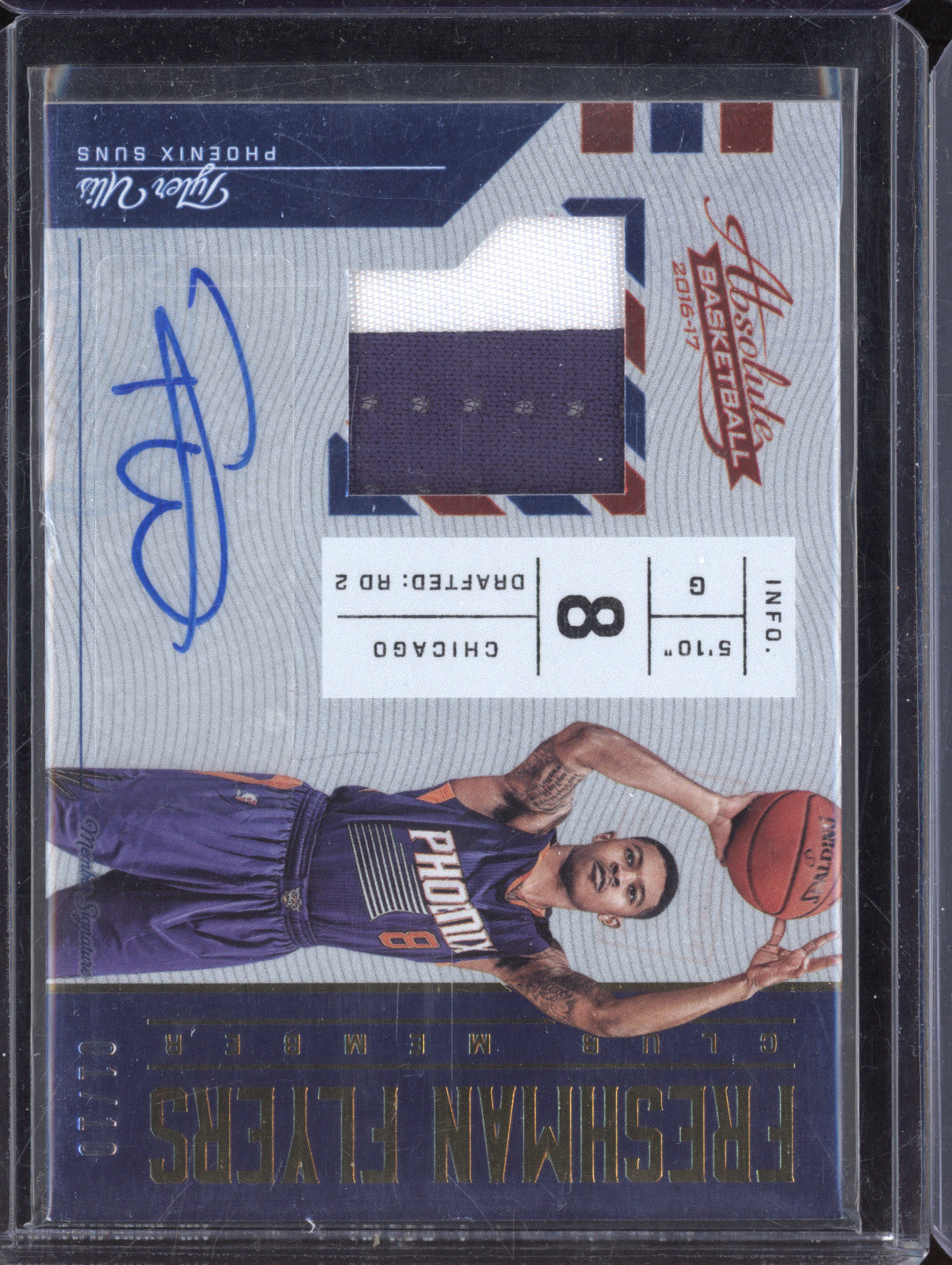 Tyler Ulis 2016-17 Panini Absolute Mem 4 Freshman Flyers Patch Auto Gold RC 1/10