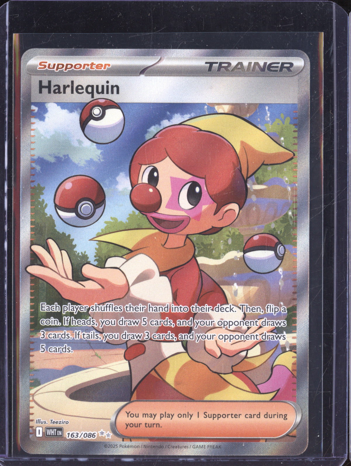 Harlequin 2025 Pokemon White Flare 163/086 Ultra Rare