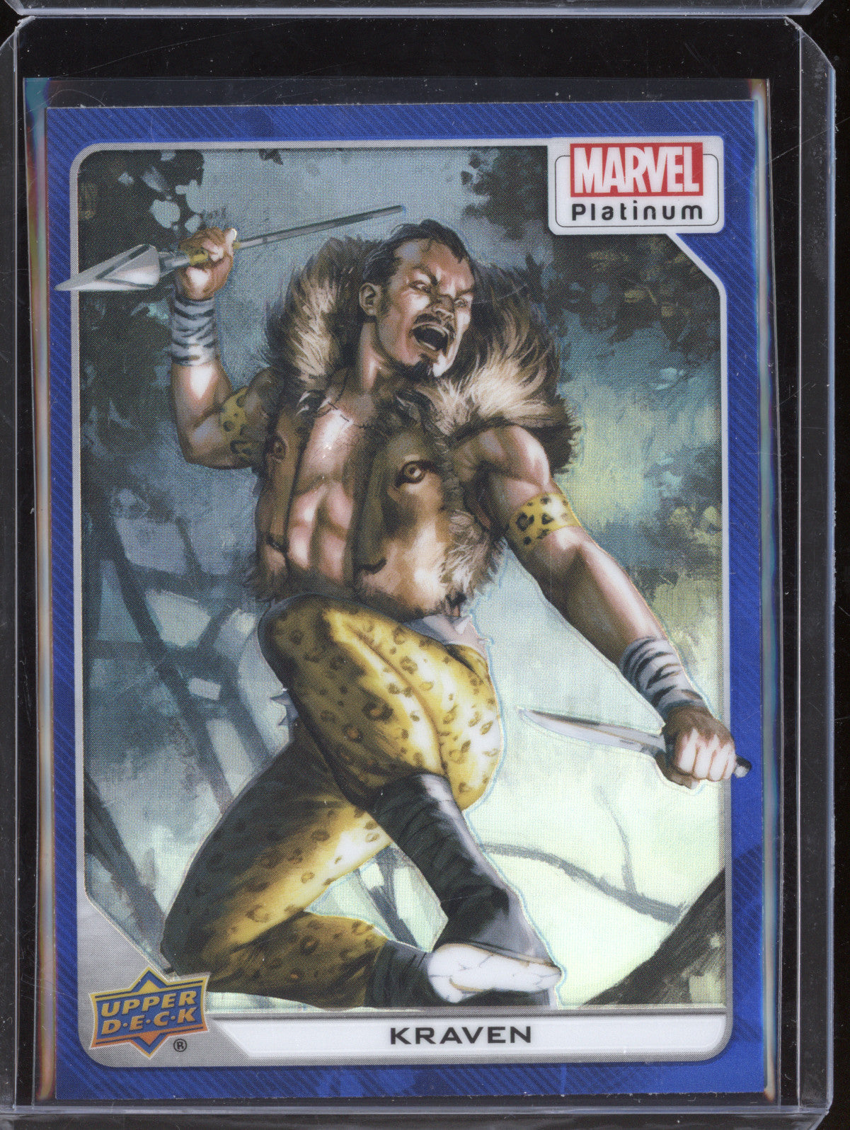 Kraven 2023 Upper Deck Marvel Platinum 58 Blue Rainbow