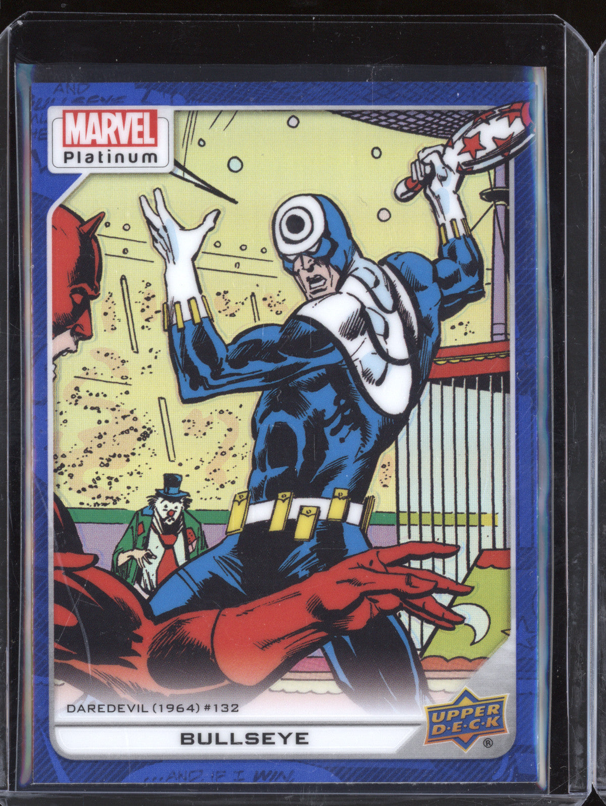 Bullseye 2023 Upper Deck Marvel Platinum 158 Blue Rainbow