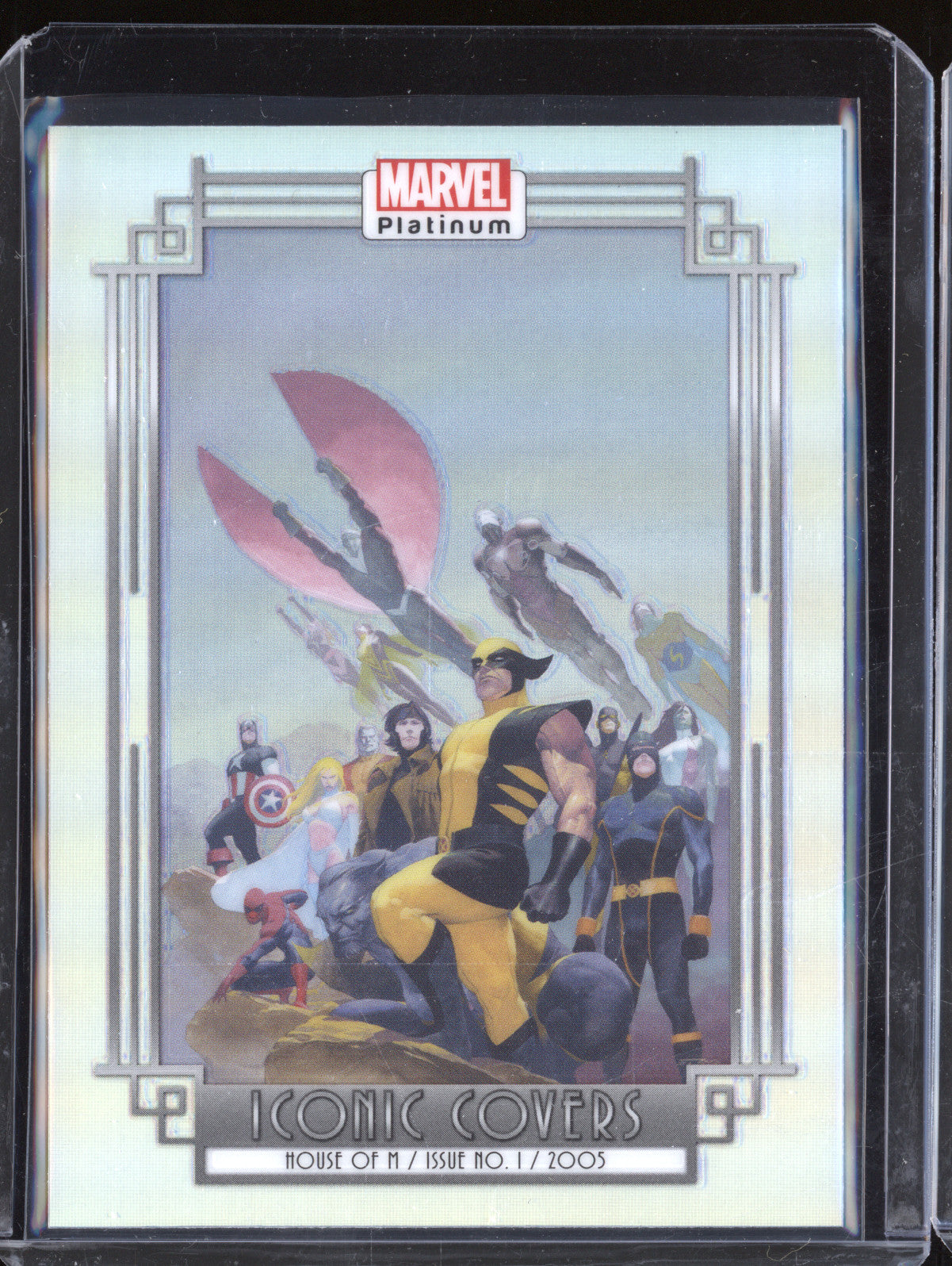 House of M 2023 Upper Deck Marvel Platinum IC15 Iconic Covers Rainbow