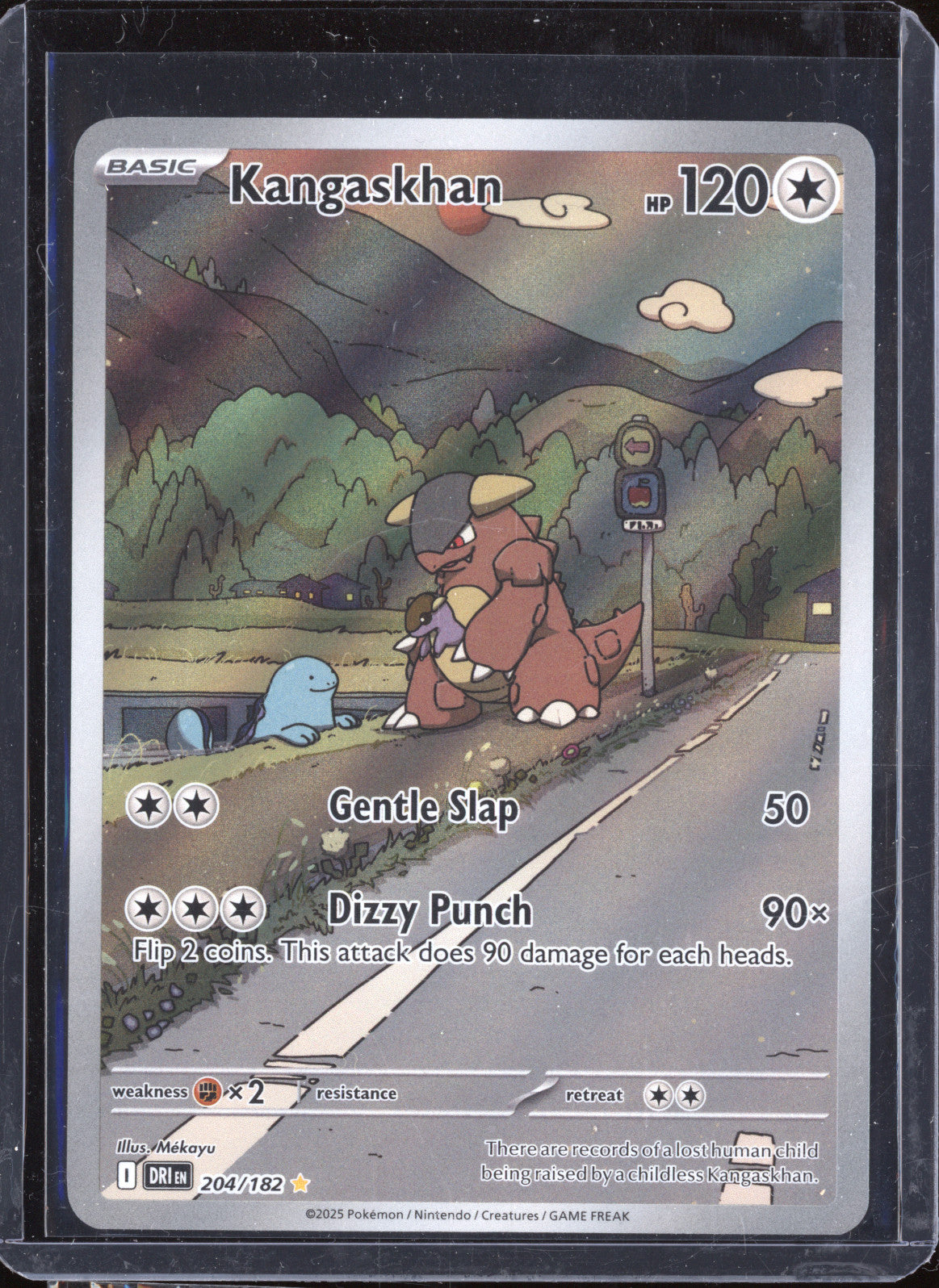 Kangaskhan 2025 Pokemon Destined Rivals DRI 204/182 Illustration Rare