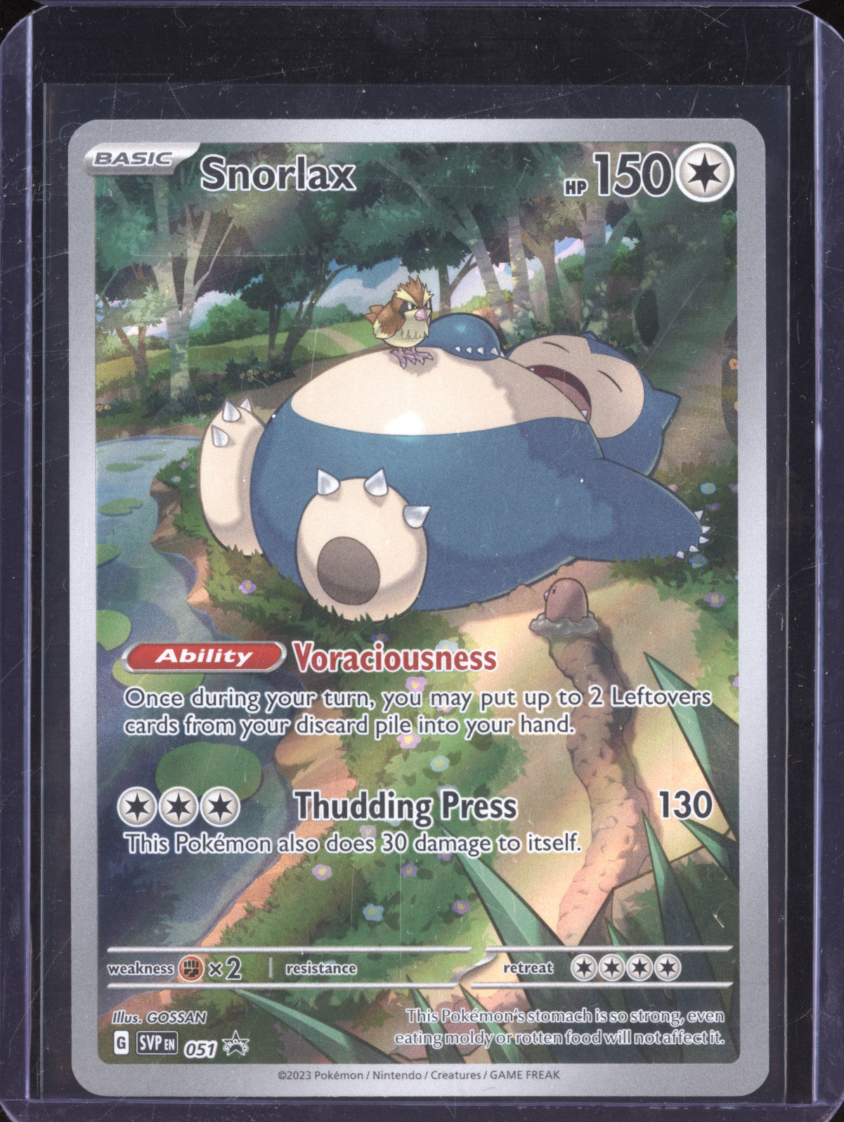 Snorlax 2023 Pokemon Scarlet & Violet Promos 51 ETB Promo