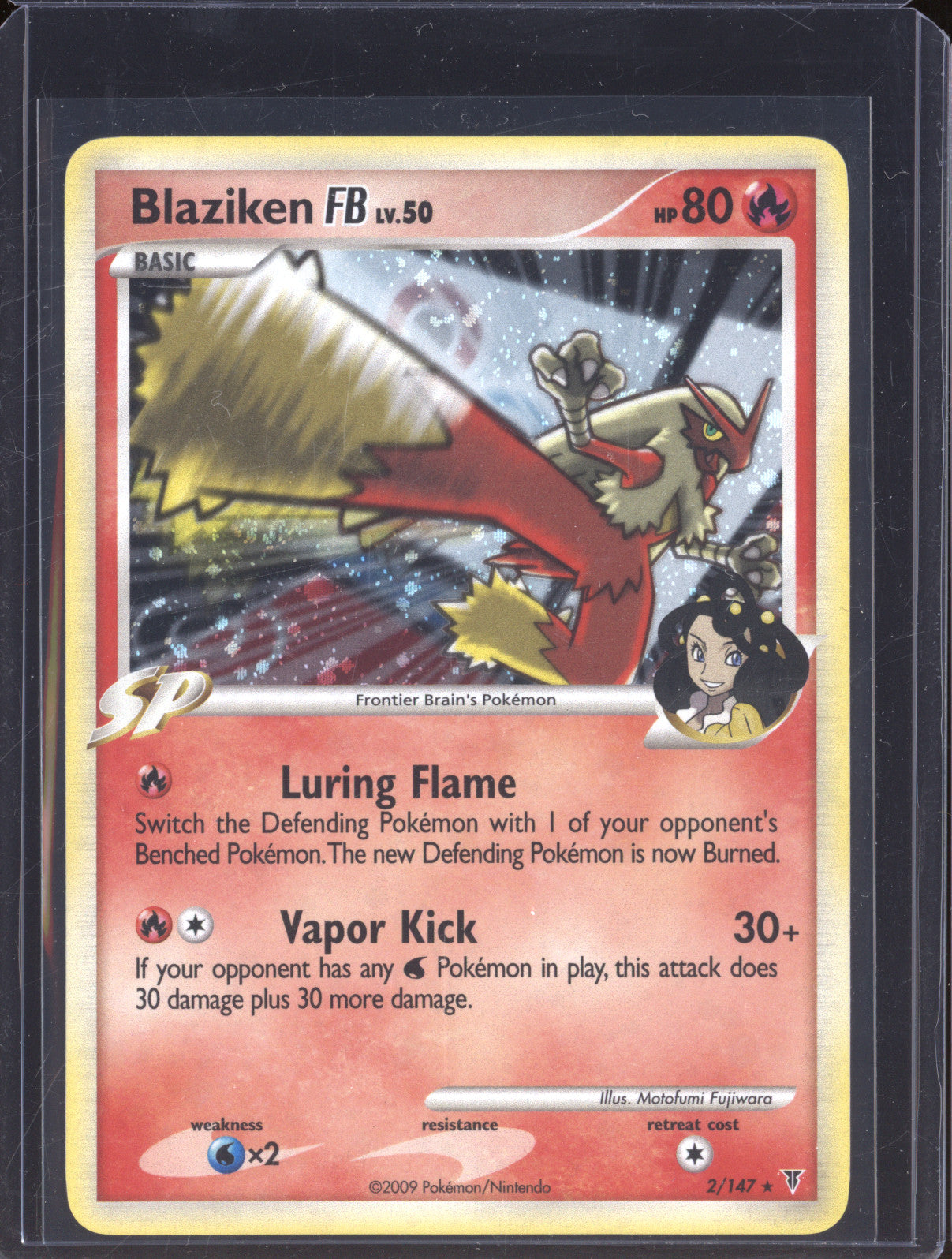 Blaziken FB 2009 Pokemon Platinum - Surpeme Victors 2/147 Holo