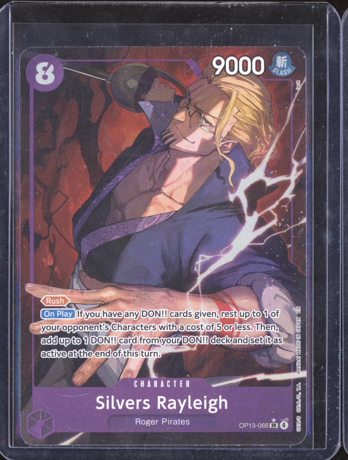 2025 Bandai One Piece Carry on His Will 6 Silvers Rayleigh Alt Art